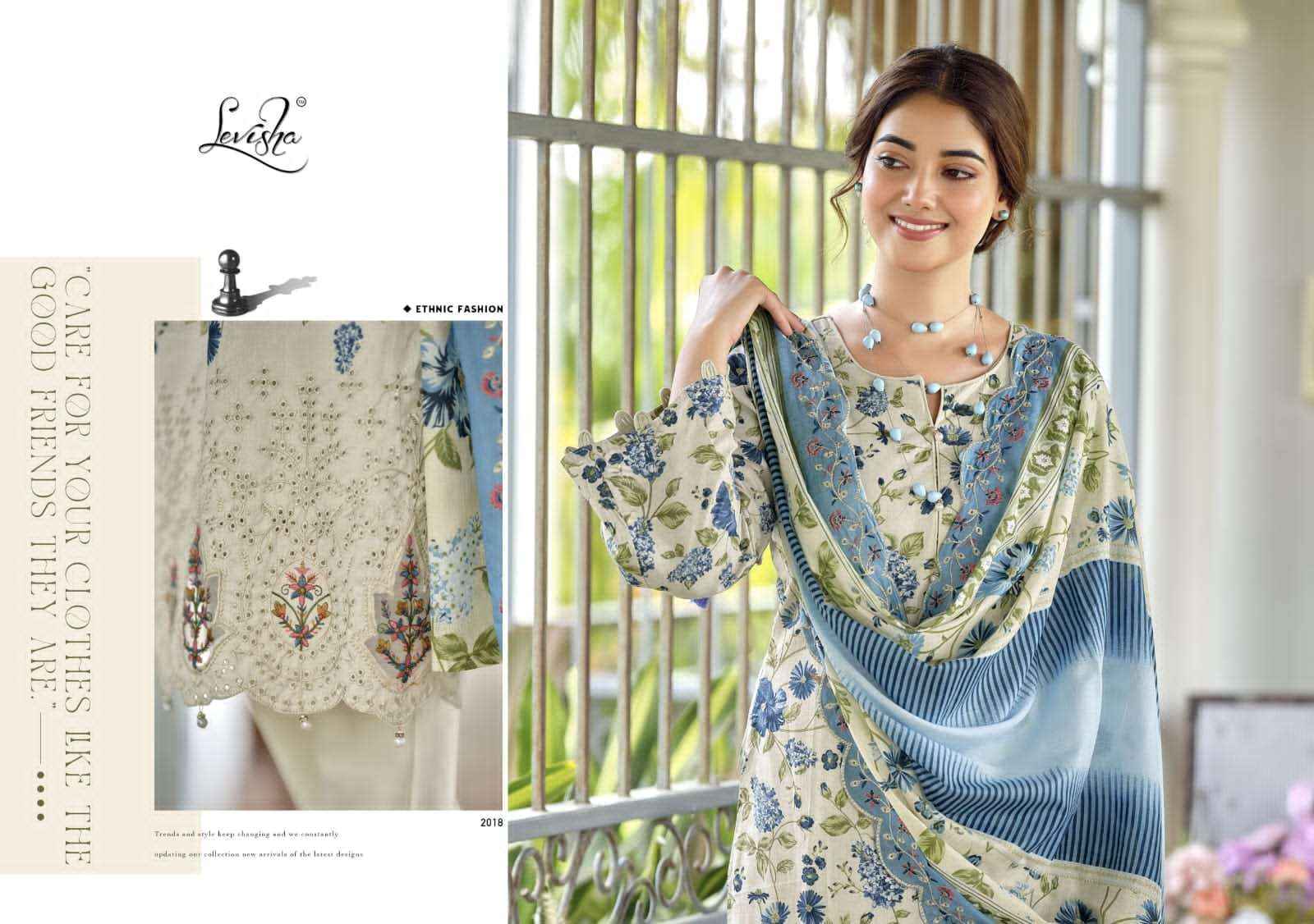 Levisha Nawazish Vol 2 Pakistani Lawn Cotton Suits Wholesale Surat ( 6 Pcs Catalogue )