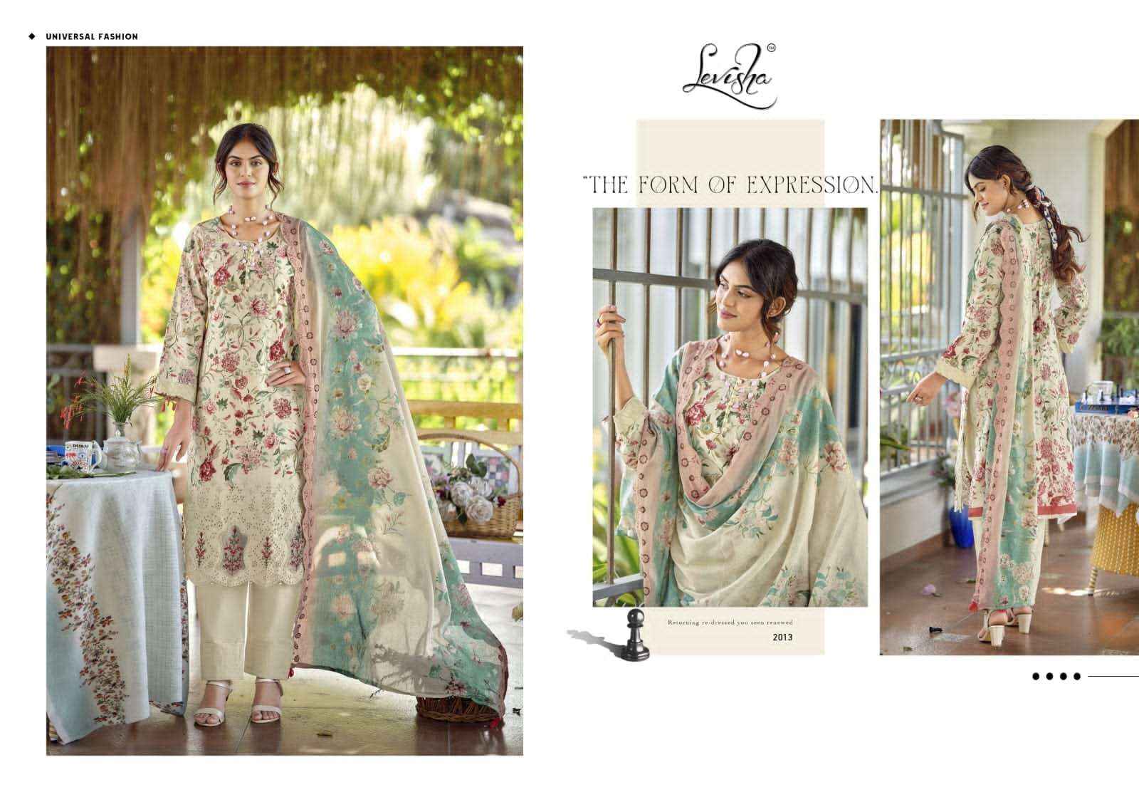 Levisha Nawazish Vol 2 Pakistani Lawn Cotton Suits Wholesale Surat ( 6 Pcs Catalogue )