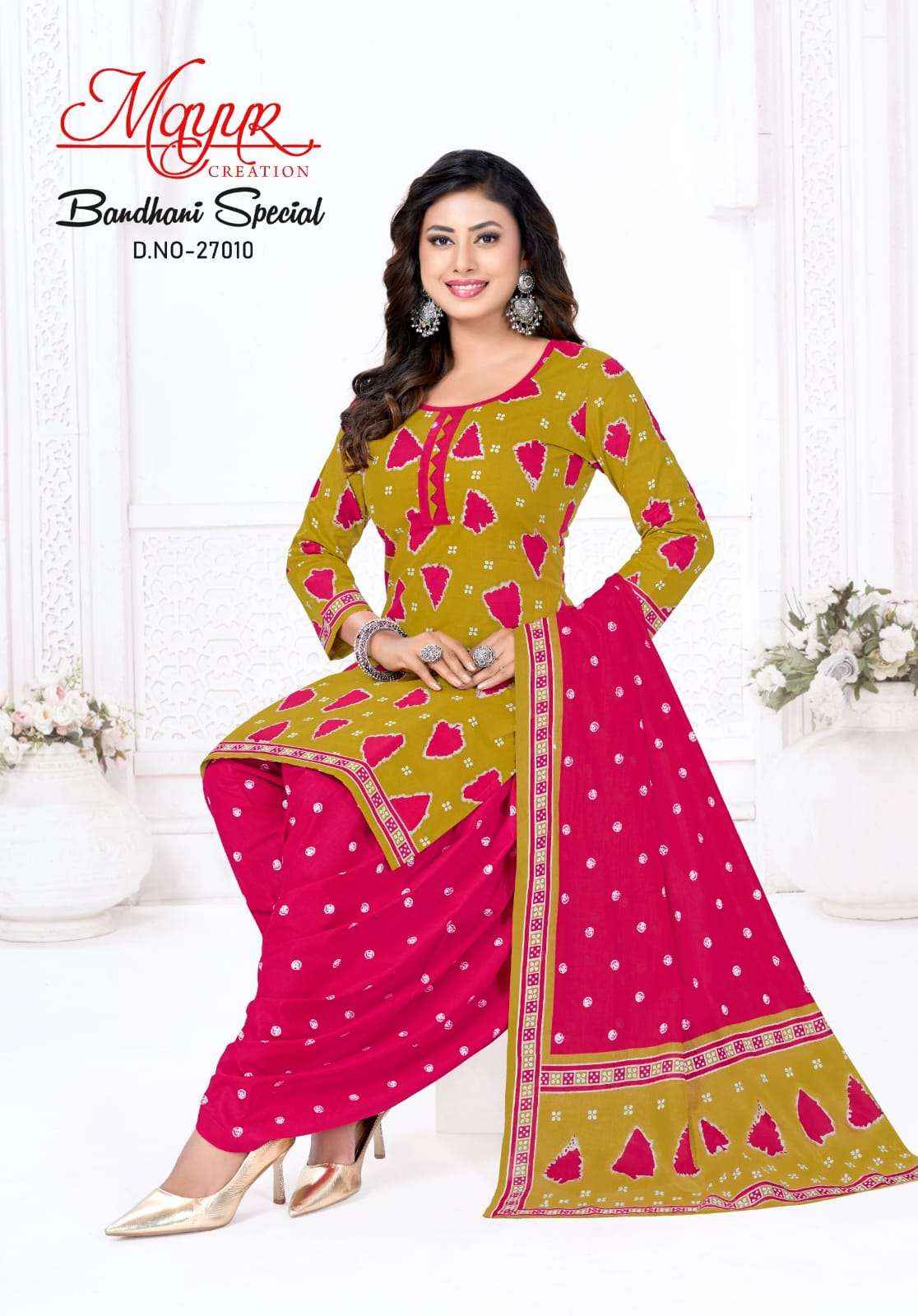 Mayur Bandhani Special Vol 27 Pure Cotton Bandhani Suit Online Price ( 10 Pcs Catalogue )