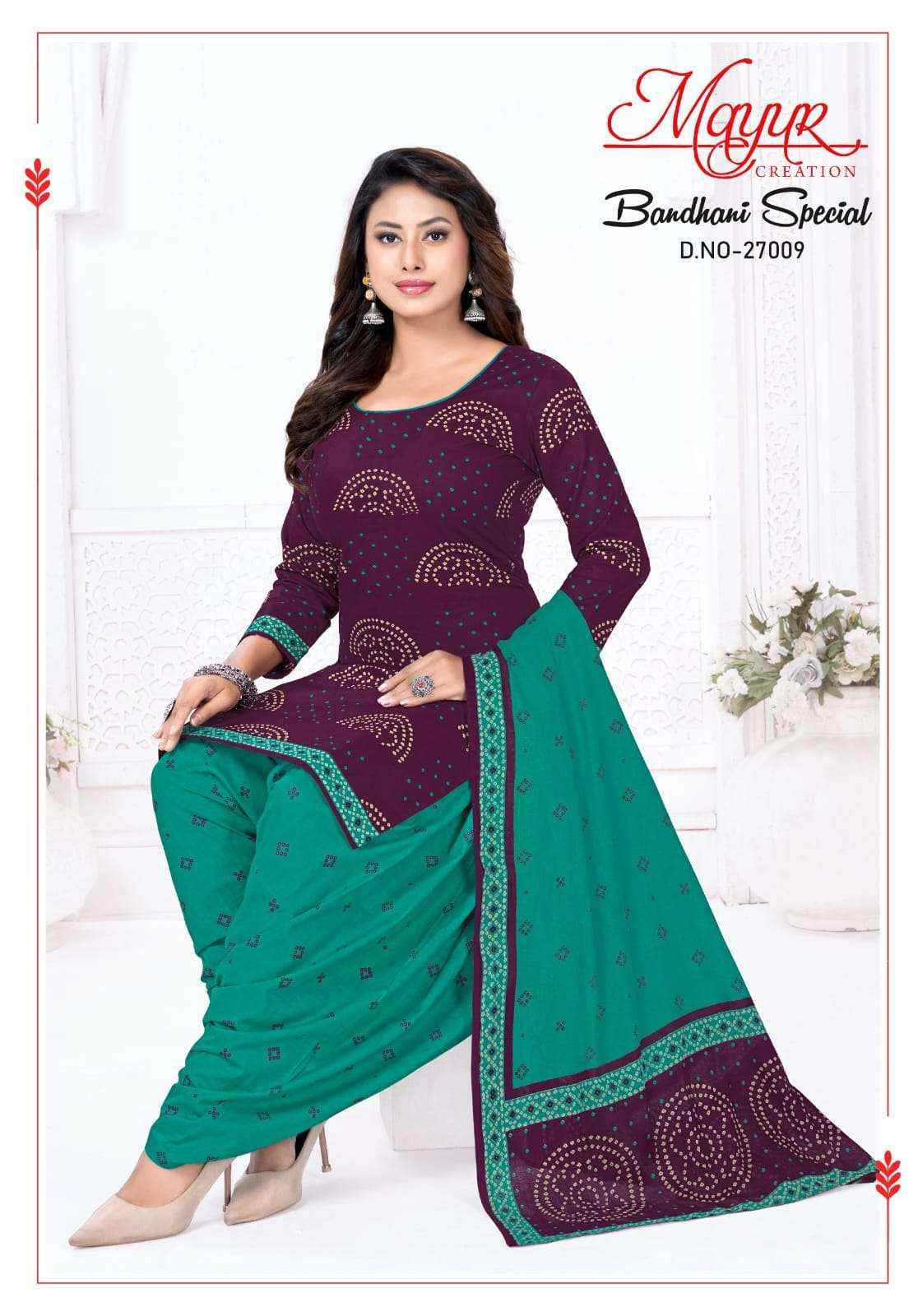 Mayur Bandhani Special Vol 27 Pure Cotton Bandhani Suit Online Price ( 10 Pcs Catalogue )