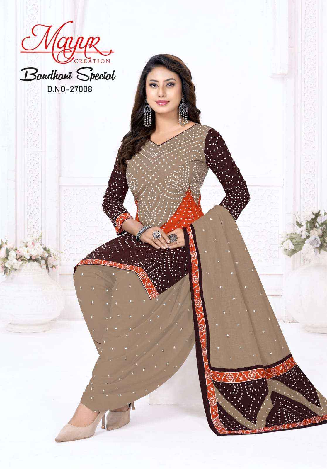 Mayur Bandhani Special Vol 27 Pure Cotton Bandhani Suit Online Price ( 10 Pcs Catalogue )