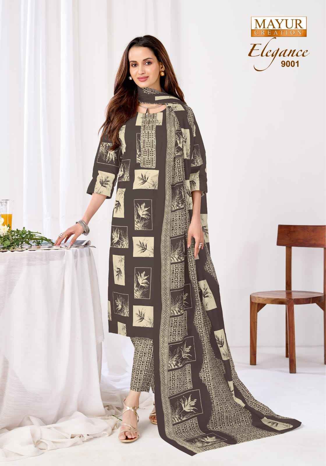 Mayur Creation Elegance Vol 9 Readymade Cotton Dress Wholesale Market Collection ( 10 Pcs Catalog )