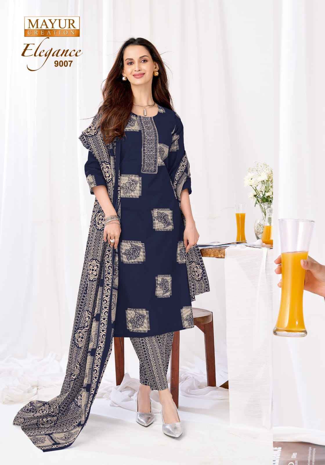 Mayur Creation Elegance Vol 9 Readymade Cotton Dress Wholesale Market Collection ( 10 Pcs Catalog )