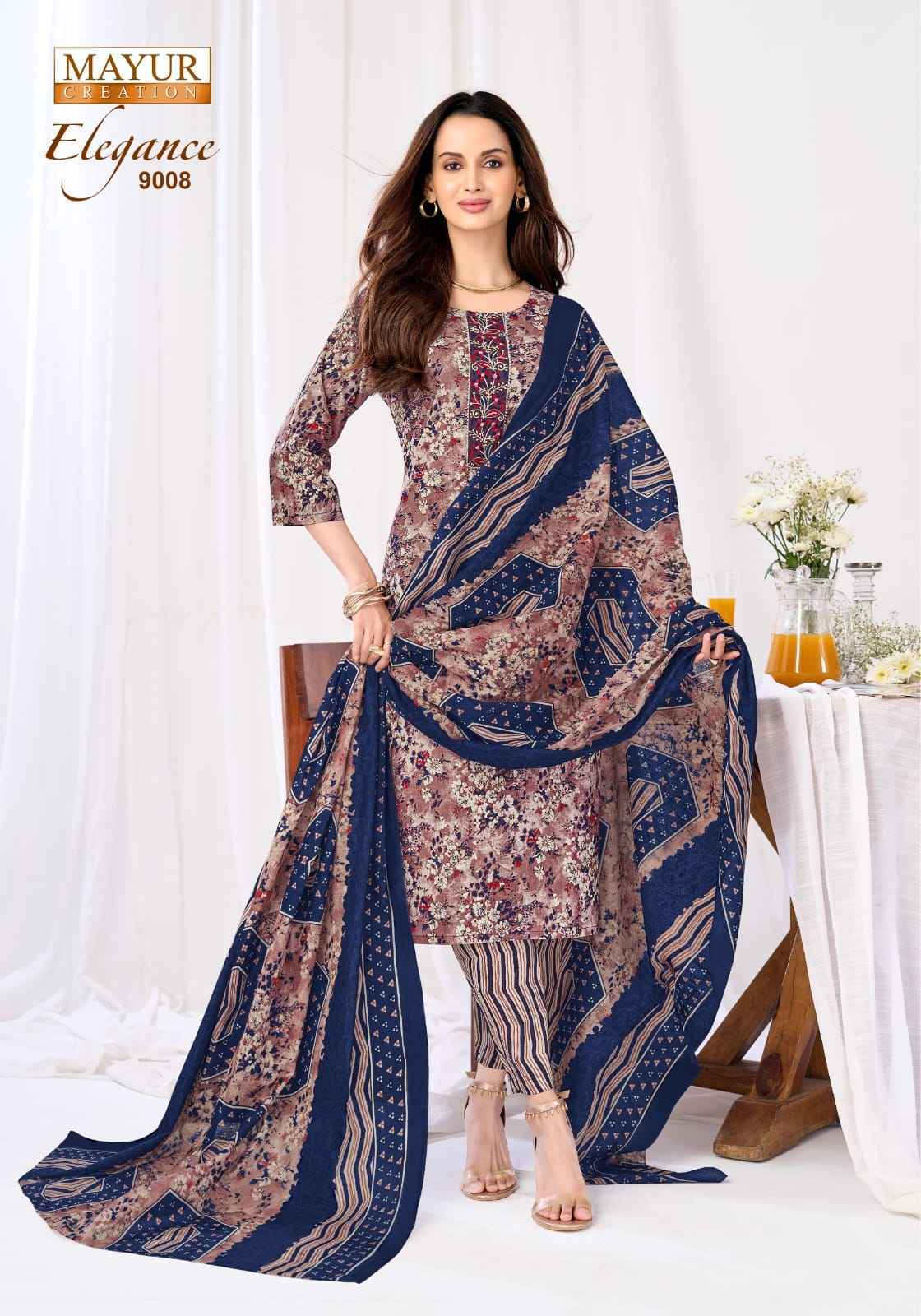 Mayur Creation Elegance Vol 9 Readymade Cotton Dress Wholesale Market Collection ( 10 Pcs Catalog )
