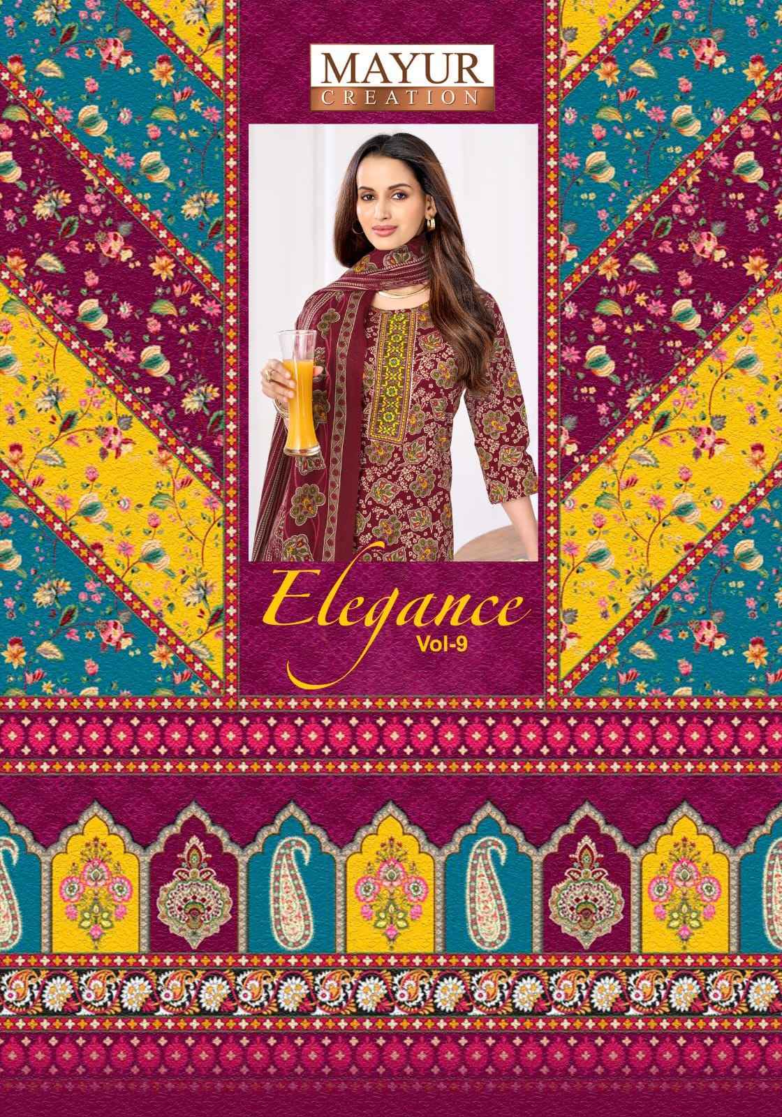 Mayur Creation Elegance Vol 9 Readymade Cotton Dress Wholesale Market Collection ( 10 Pcs Catalog )