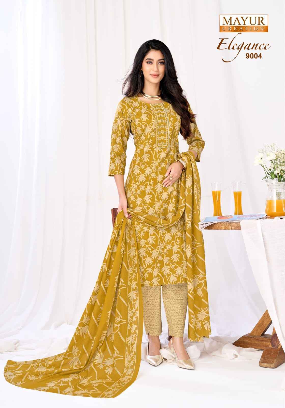 Mayur Creation Elegance Vol 9 Readymade Cotton Dress Wholesale Market Collection ( 10 Pcs Catalog )