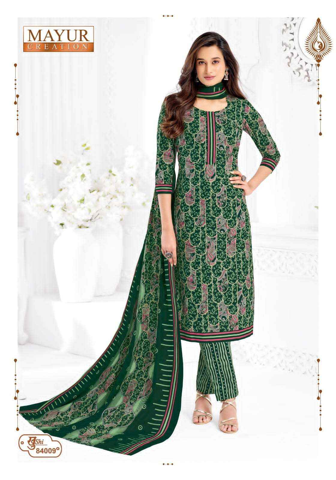 Mayur Khushi Vol 84 Unstitch Cotton Ladies Dress Material _ Wholesale Factory Rate ( 24 Pcs Catalog )