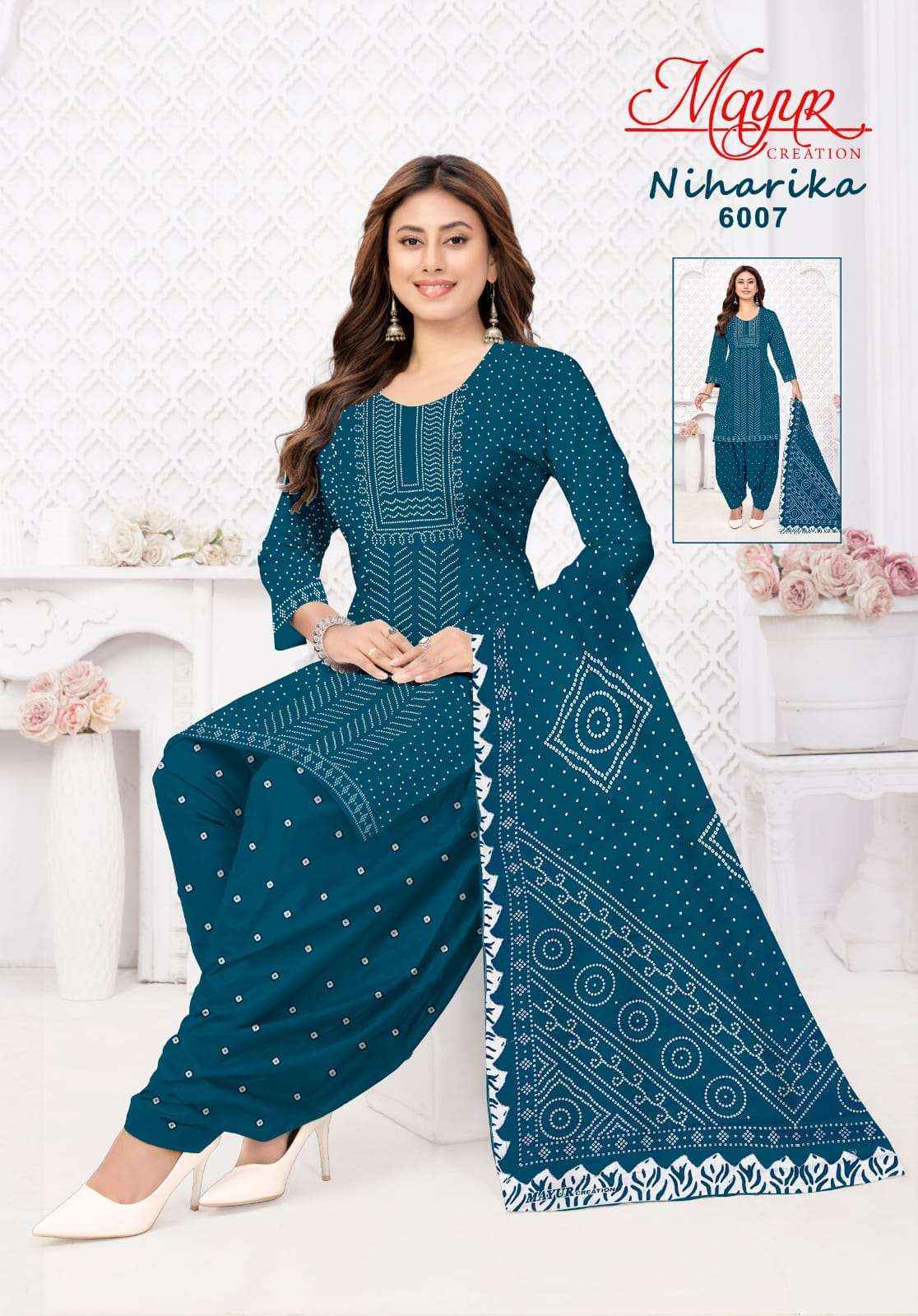 Mayur Niharika Vol 6 Pure Cotton Dress Material New Catalogue ( 10 Pcs Catalogue )