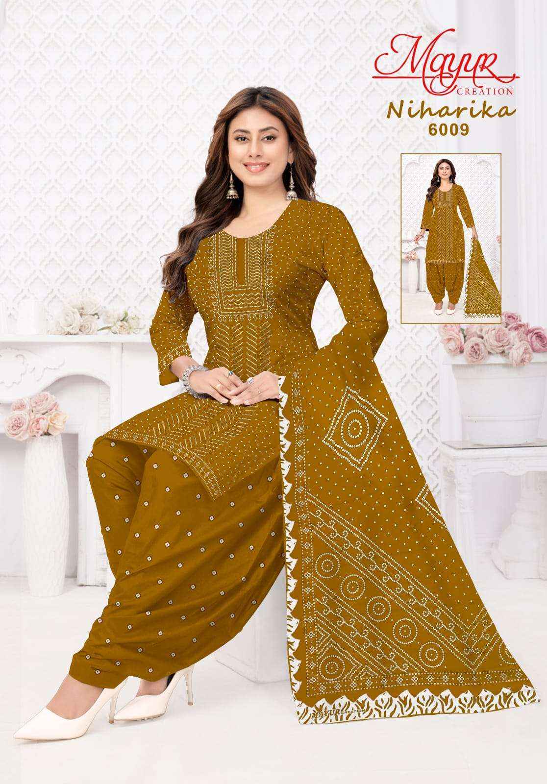 Mayur Niharika Vol 6 Pure Cotton Dress Material New Catalogue ( 10 Pcs Catalogue )