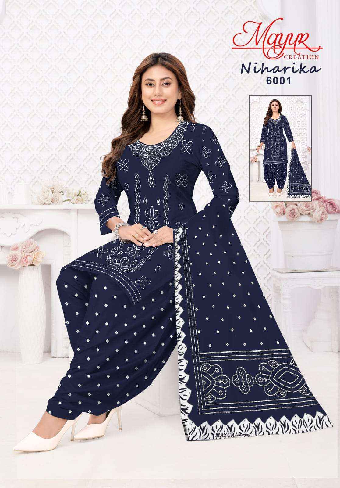 Mayur Niharika Vol 6 Pure Cotton Dress Material New Catalogue ( 10 Pcs Catalogue )