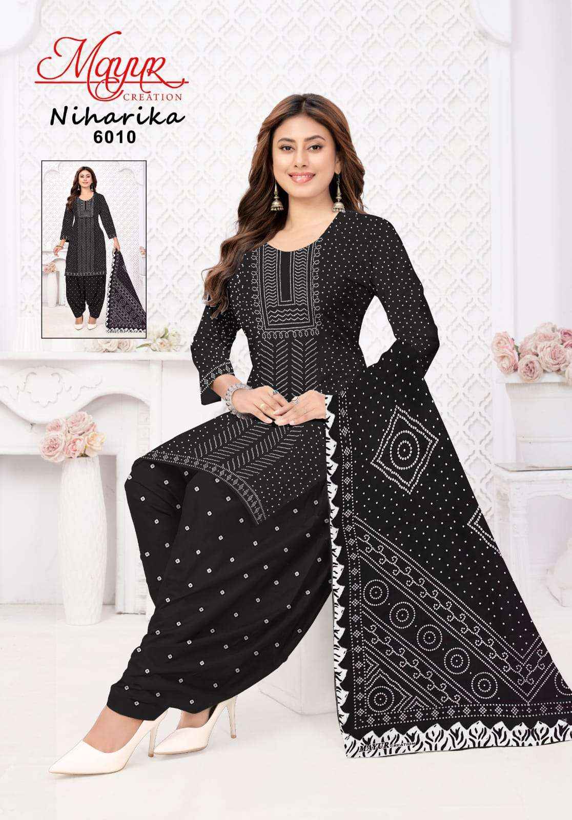 Mayur Niharika Vol 6 Pure Cotton Dress Material New Catalogue ( 10 Pcs Catalogue )