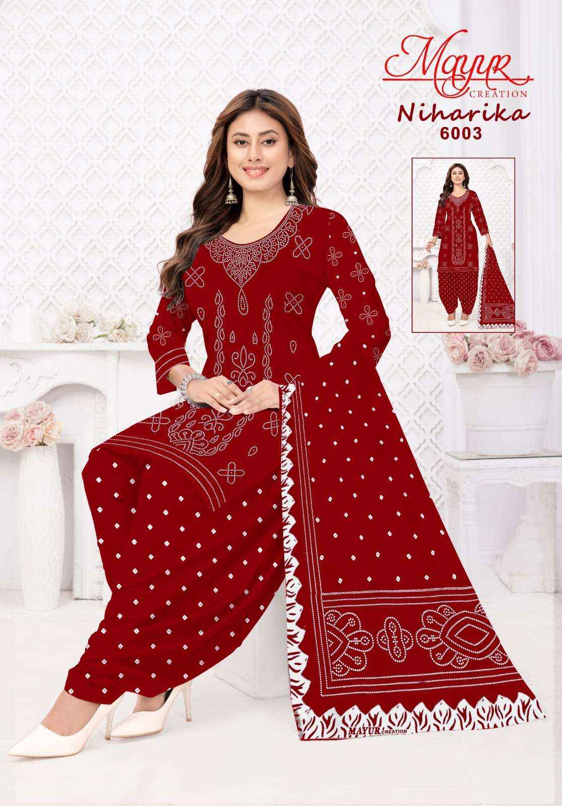 Mayur Niharika Vol 6 Pure Cotton Dress Material New Catalogue ( 10 Pcs Catalogue )