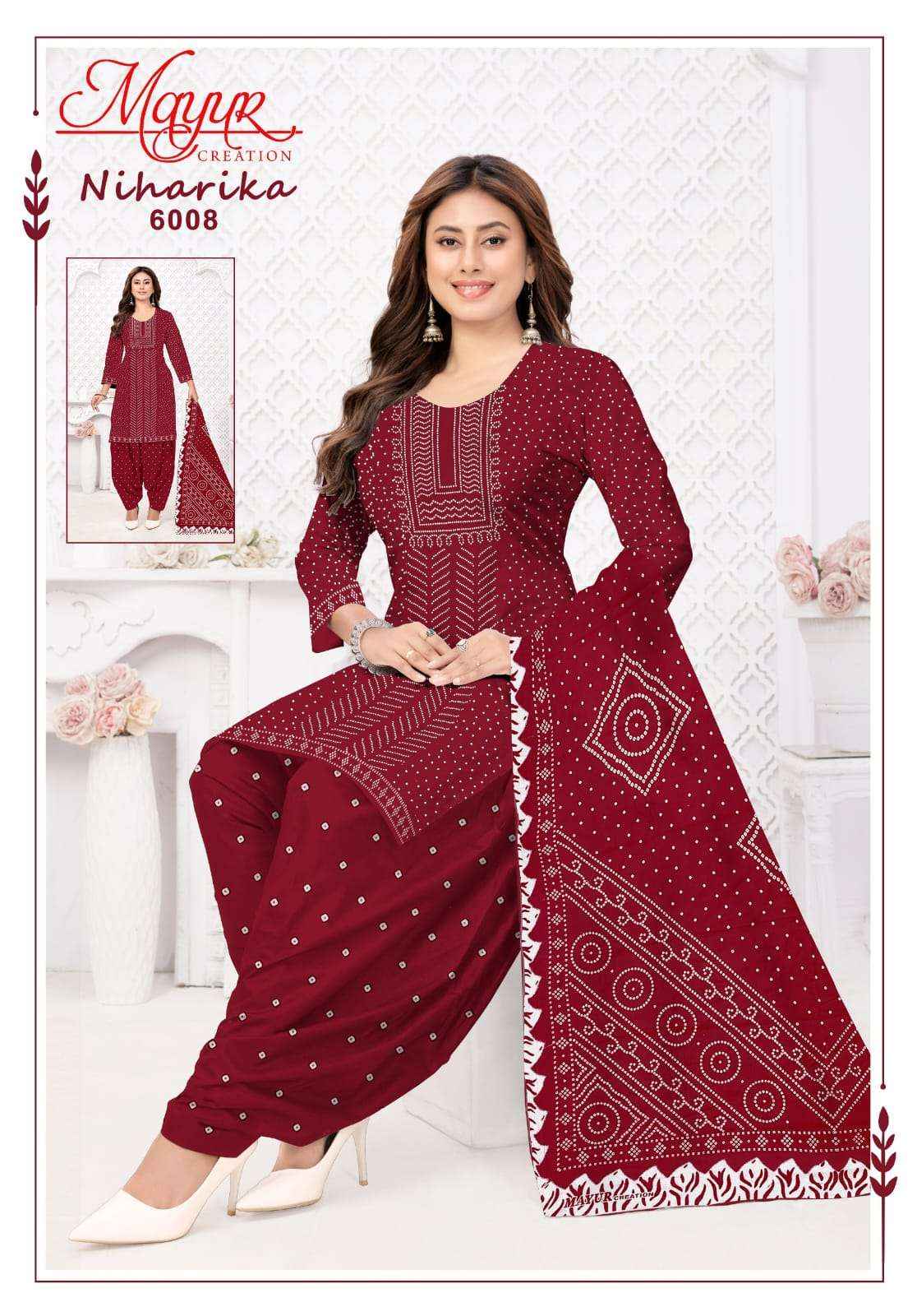 Mayur Niharika Vol 6 Pure Cotton Dress Material New Catalogue ( 10 Pcs Catalogue )