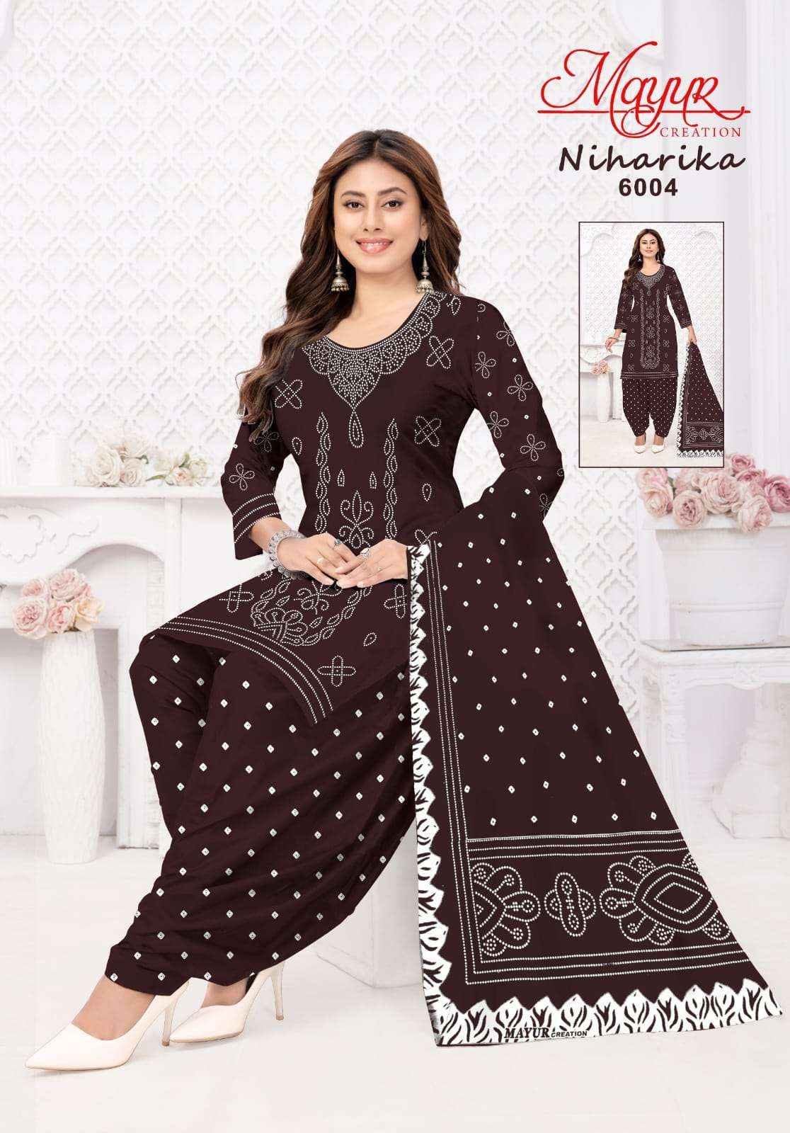 Mayur Niharika Vol 6 Pure Cotton Dress Material New Catalogue ( 10 Pcs Catalogue )