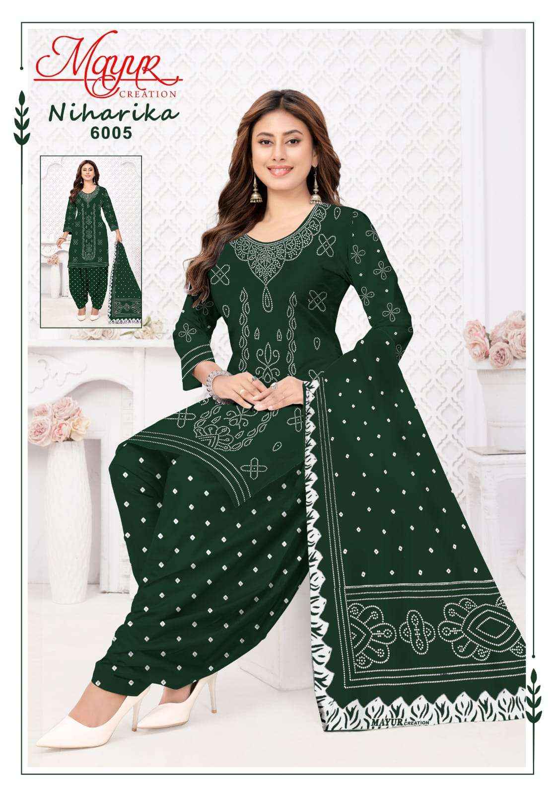 Mayur Niharika Vol 6 Pure Cotton Dress Material New Catalogue ( 10 Pcs Catalogue )