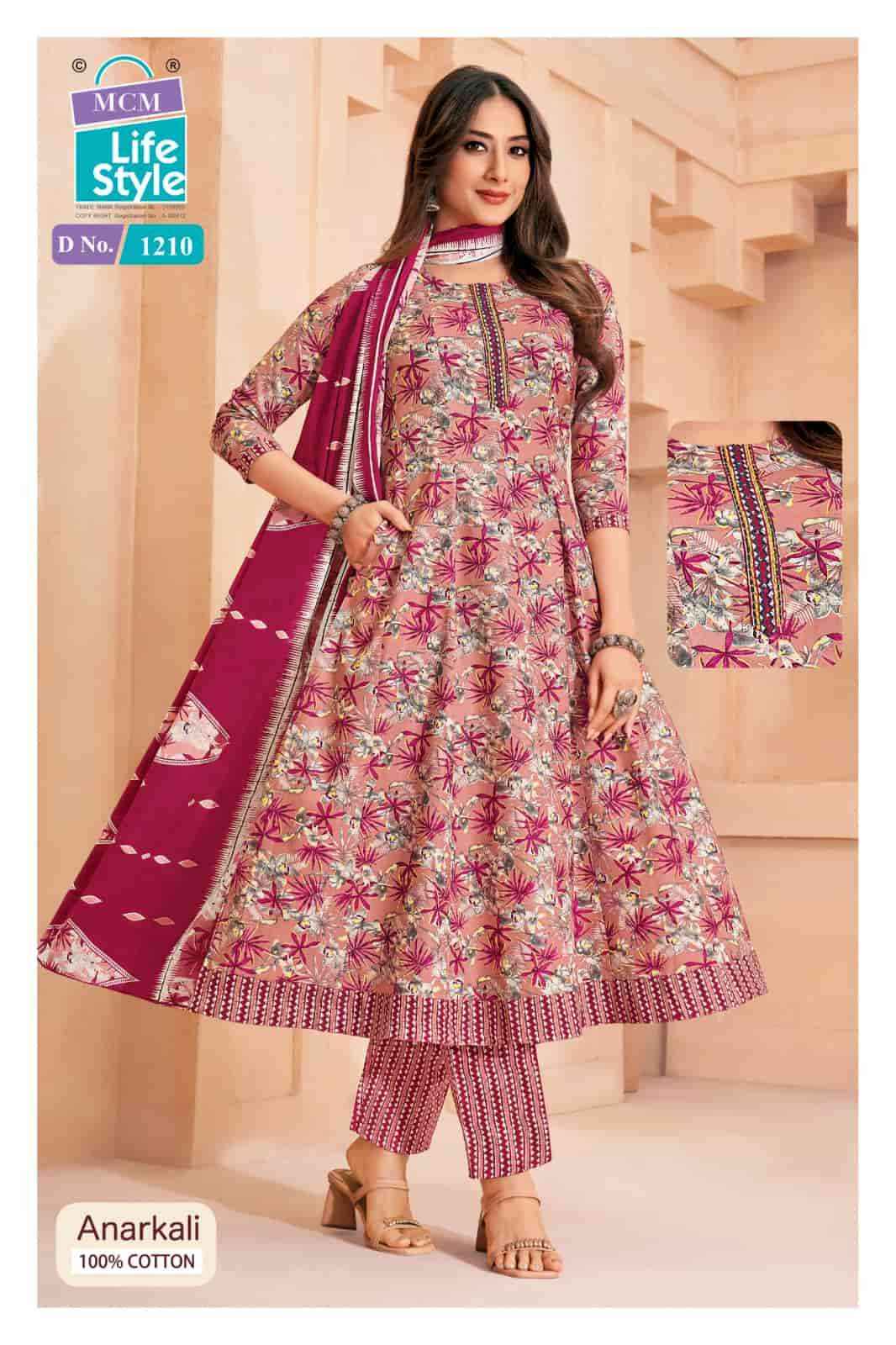 Mcm Lifestyle Anarkali Vol 12 Cotton Readymade Suits Wholesale Online Price ( 10 Pcs Catalogue )