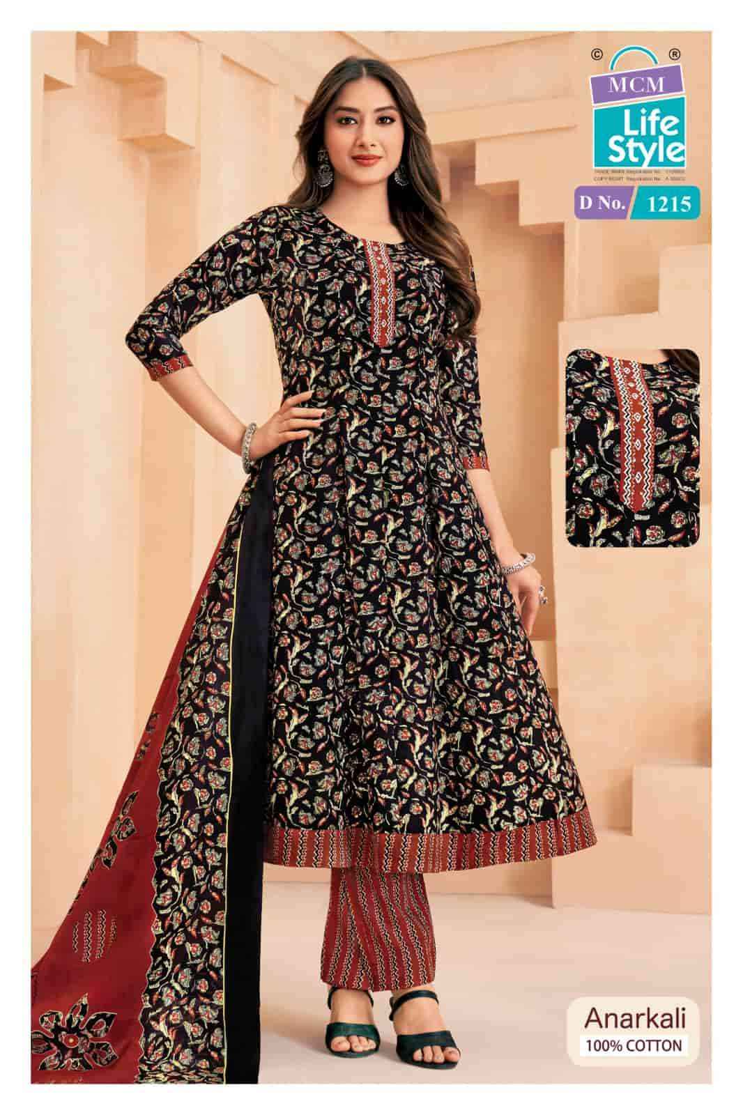 Mcm Lifestyle Anarkali Vol 12 Cotton Readymade Suits Wholesale Online Price ( 10 Pcs Catalogue )