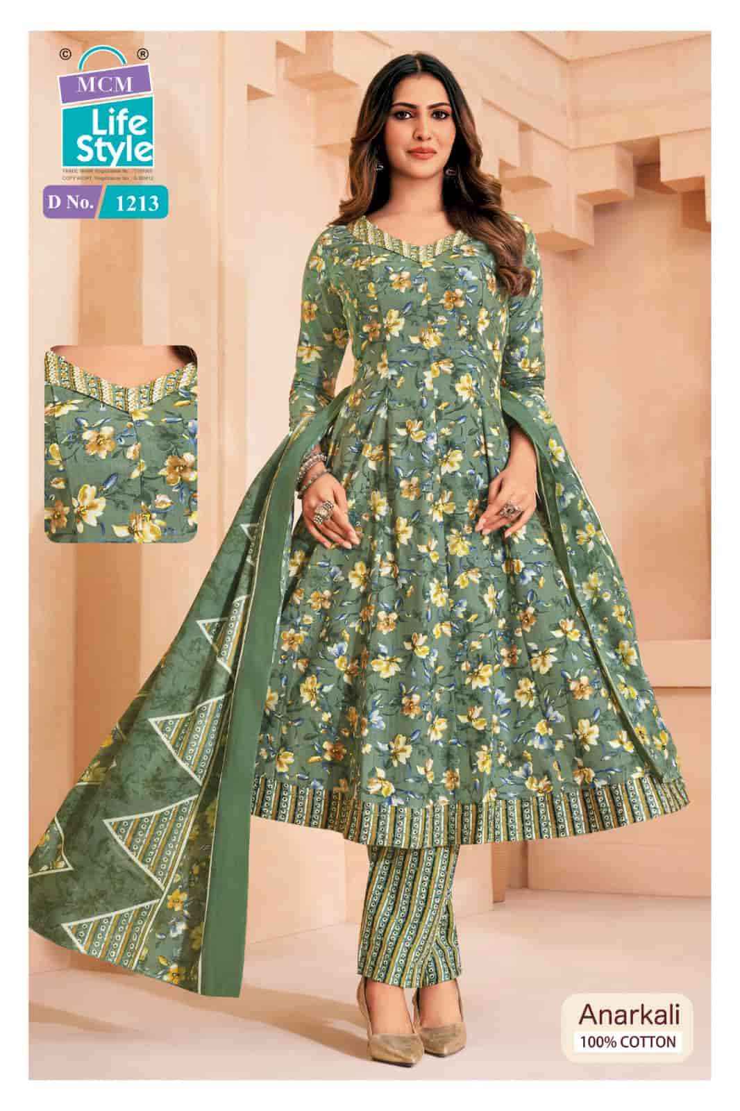 Mcm Lifestyle Anarkali Vol 12 Cotton Readymade Suits Wholesale Online Price ( 10 Pcs Catalogue )