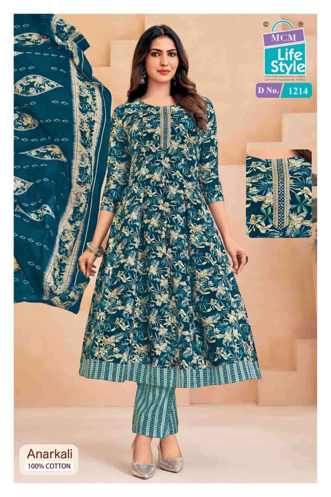 Mcm Lifestyle Anarkali Vol 12 Cotton Readymade Suits Wholesale Online Price ( 10 Pcs Catalogue )