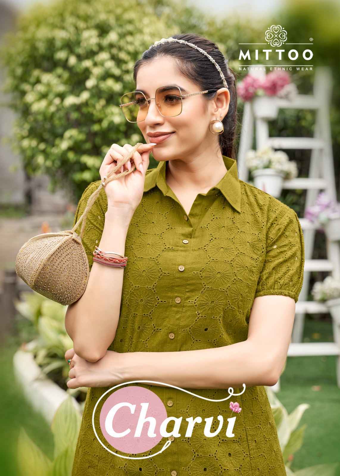 Mittoo Charvi vol 1Cotton Top With Bottom ( 4 pcs Catalogue )