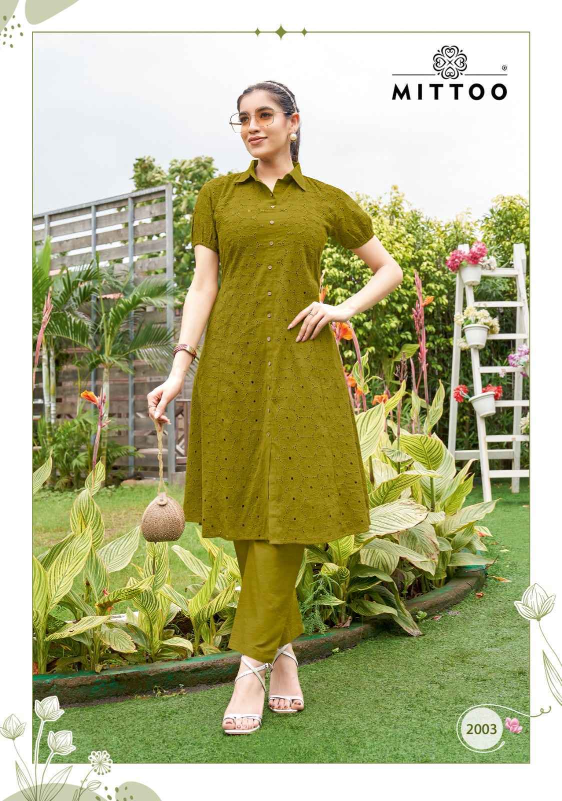 Mittoo Charvi vol 1Cotton Top With Bottom ( 4 pcs Catalogue )