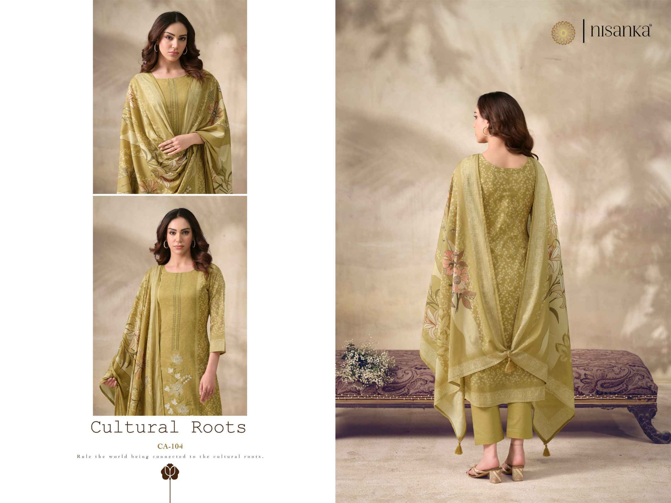 Nisanka Cashmere Vol 6 Viscose Lawn Dress Material Wholesale Factory ( 4 pcs Catalogue )
