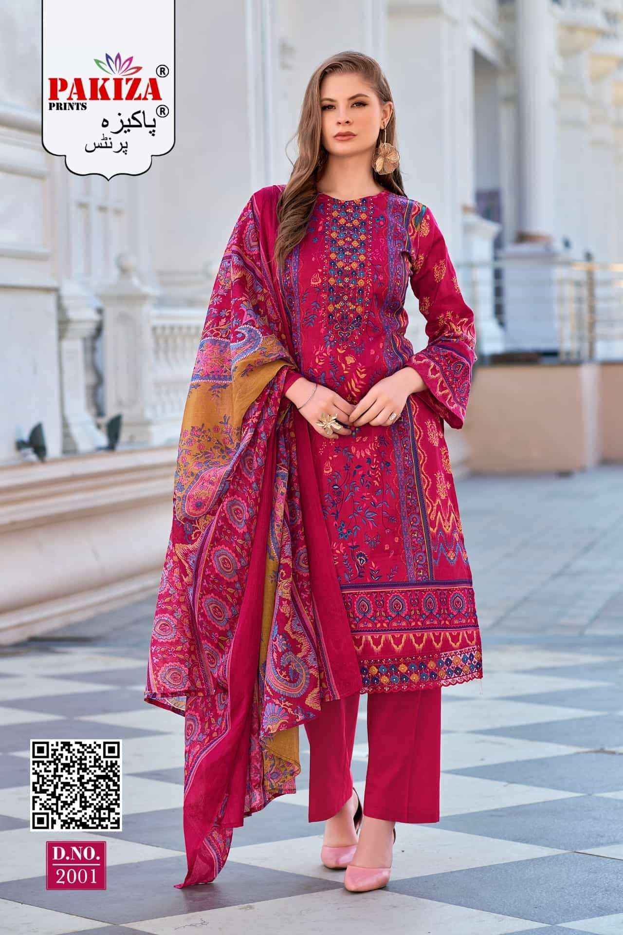 Pakiza Prints Farmaish Vol 20 Satin Dress Material Surat Online ( 4 Pcs Catalogue )