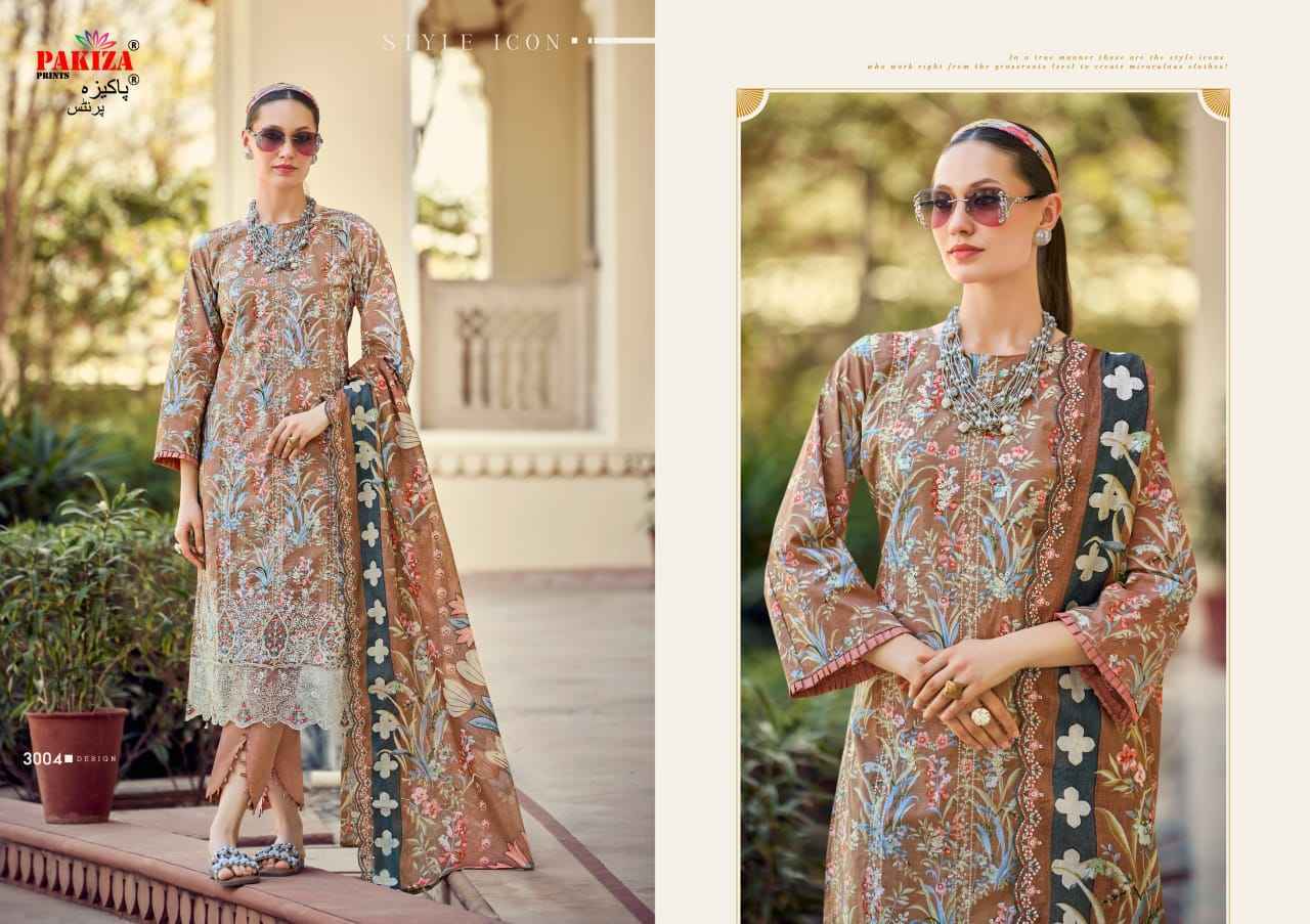 Pakiza Prints Haya Vol 30 Lawn Dress Material Wholesale Online Price ( 10 pcs Catalogue )