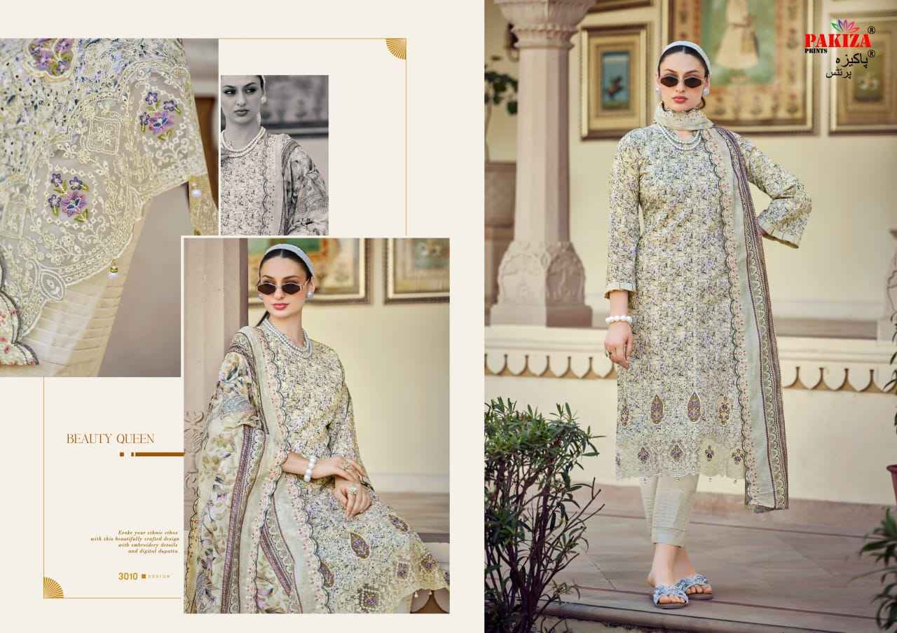 Pakiza Prints Haya Vol 30 Lawn Dress Material Wholesale Online Price ( 10 pcs Catalogue )