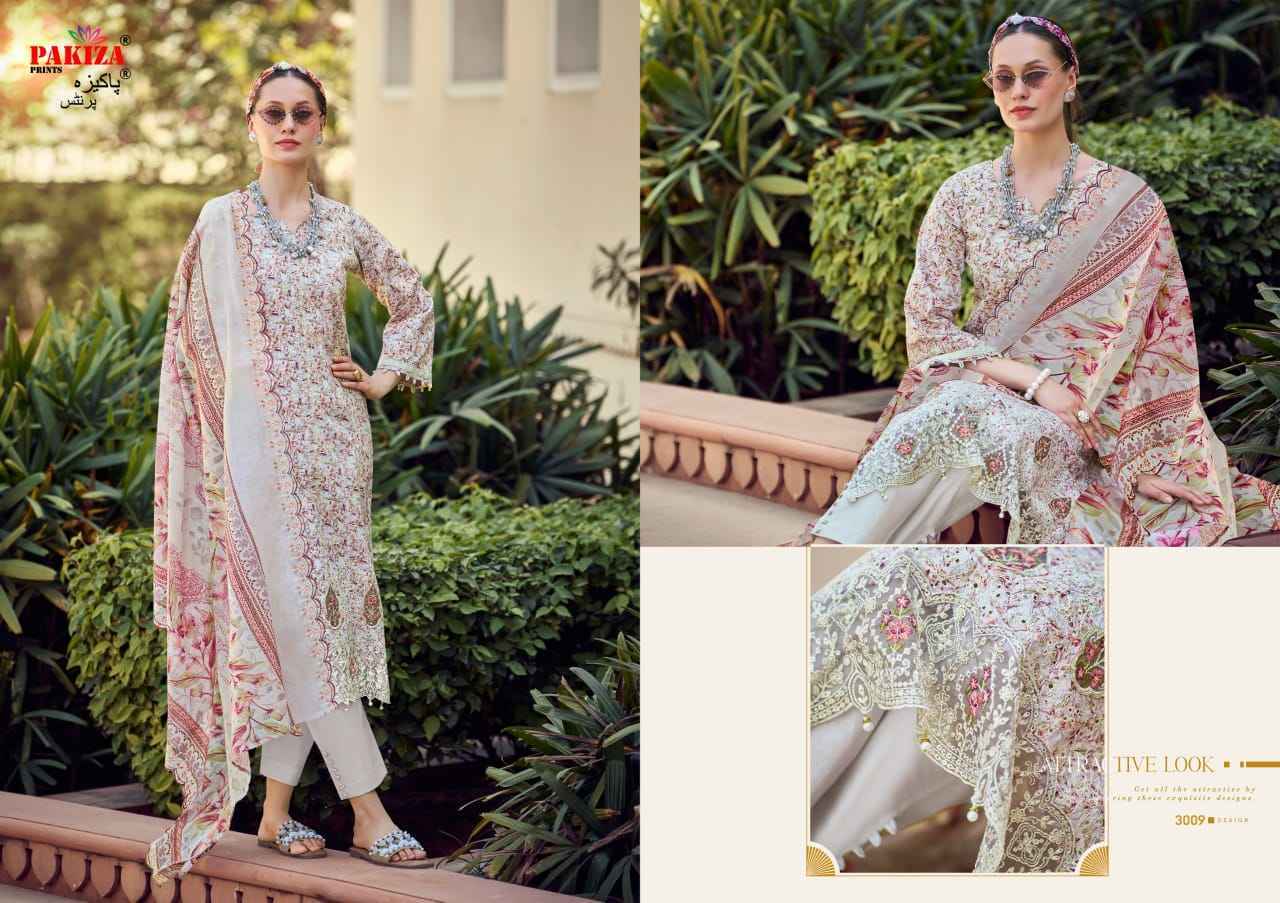 Pakiza Prints Haya Vol 30 Lawn Dress Material Wholesale Online Price ( 10 pcs Catalogue )