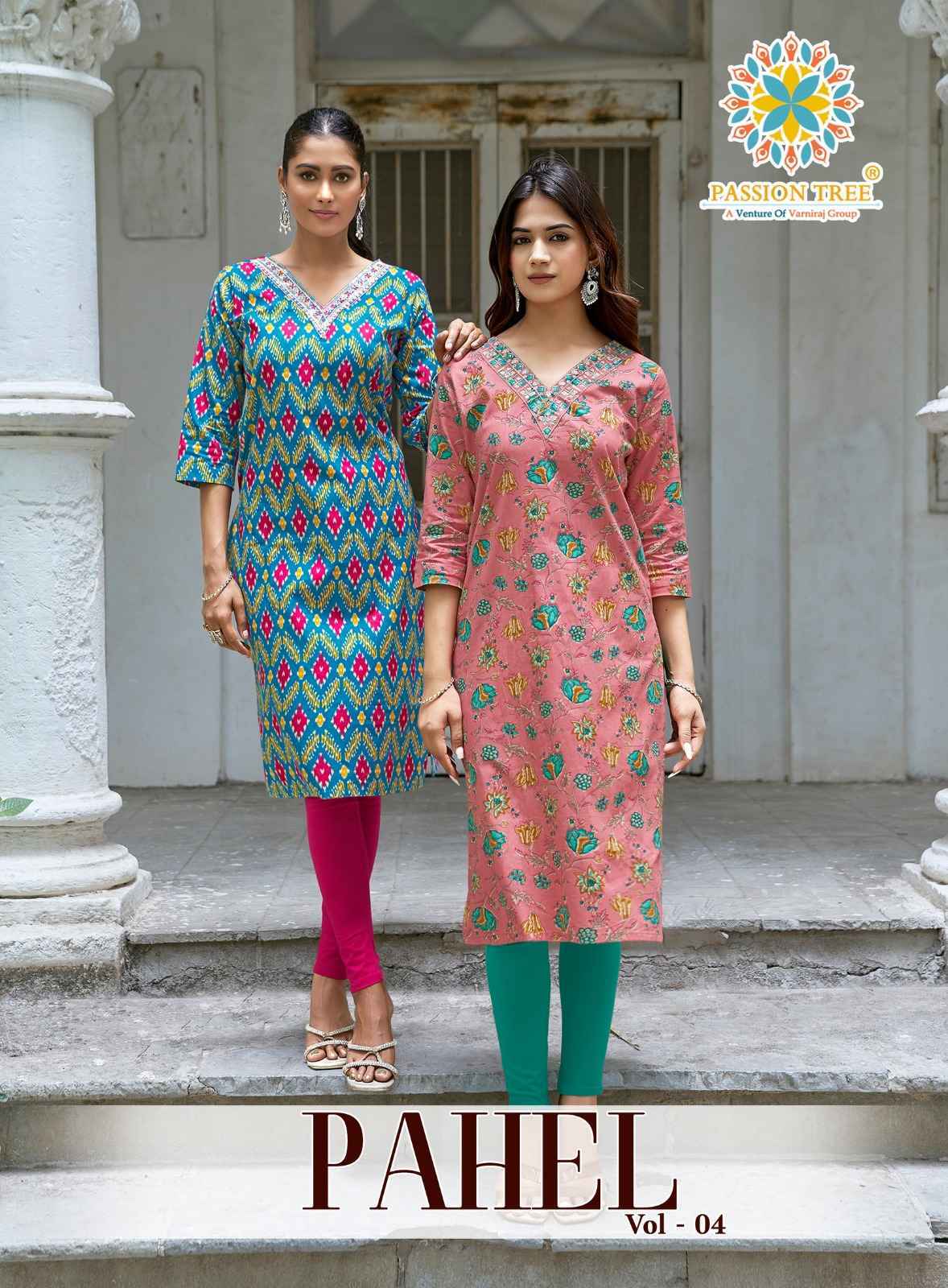Passion Tree Pahel Vol 4 Cotton Kurti Set _ Wholesale Factory Rate ( 11 Pcs Catalog )