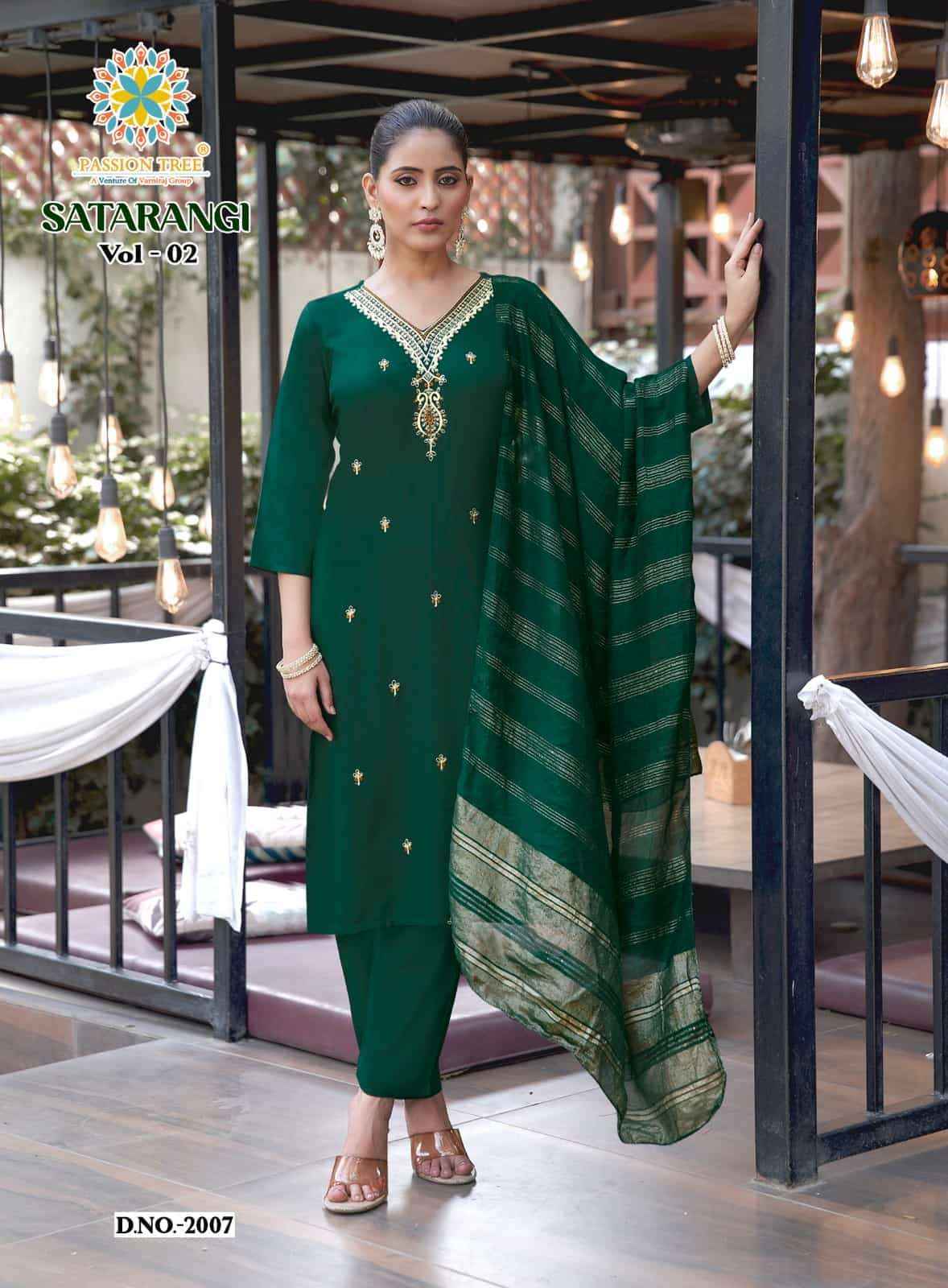 Passion Tree Satarangi Vol 2 Kurti wholesale In Surat ( 9 Pcs Catalogue )