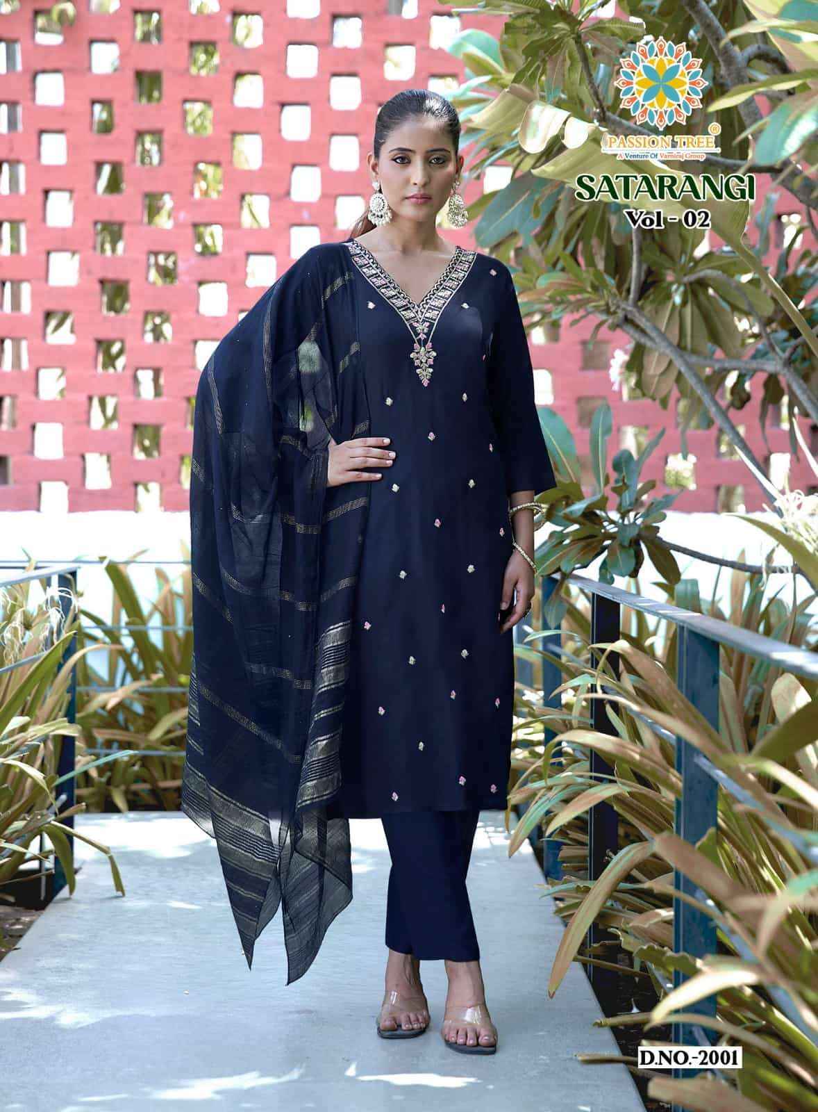 Passion Tree Satarangi Vol 2 Kurti wholesale In Surat ( 9 Pcs Catalogue )