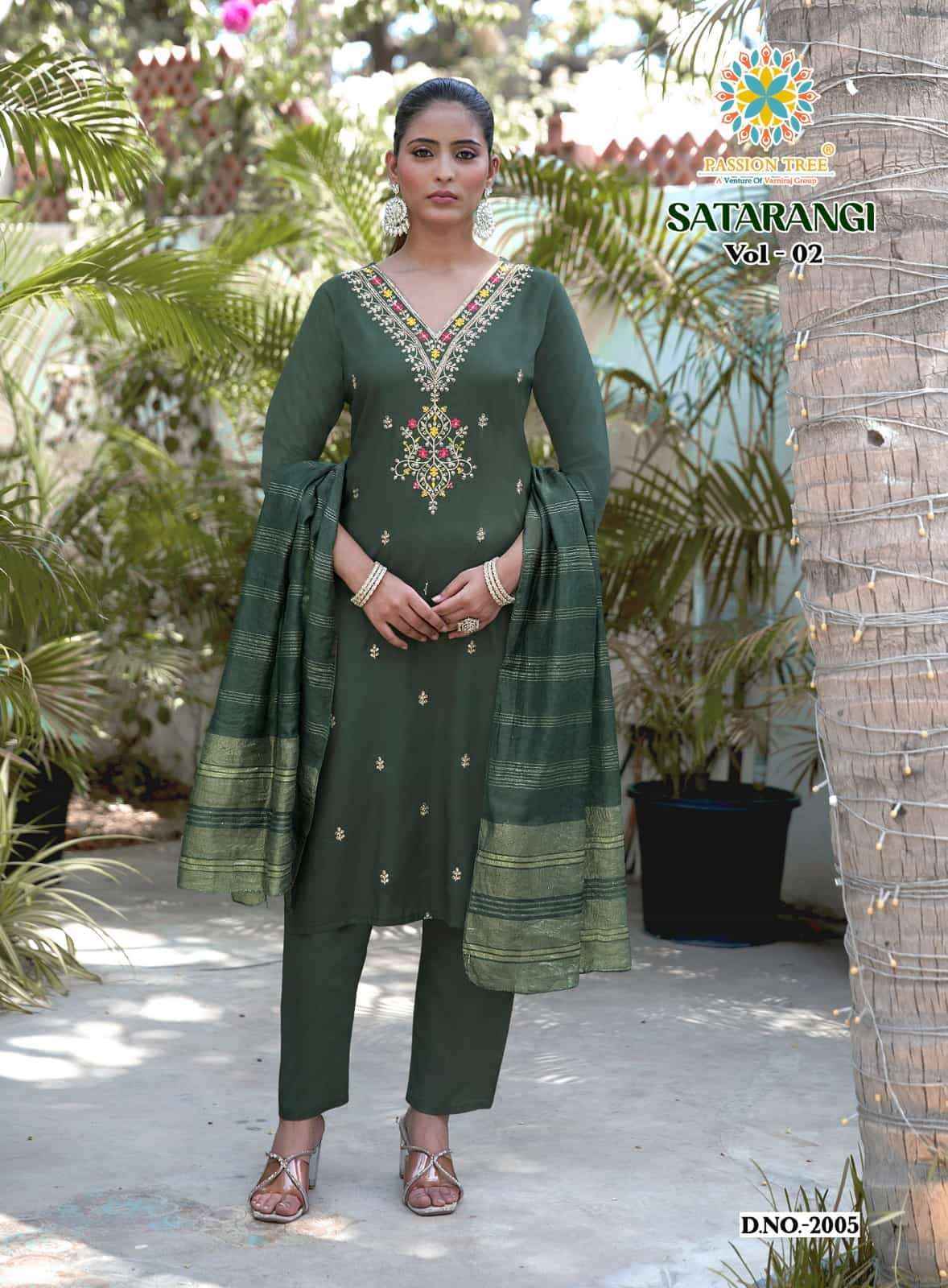 Passion Tree Satarangi Vol 2 Kurti wholesale In Surat ( 9 Pcs Catalogue )