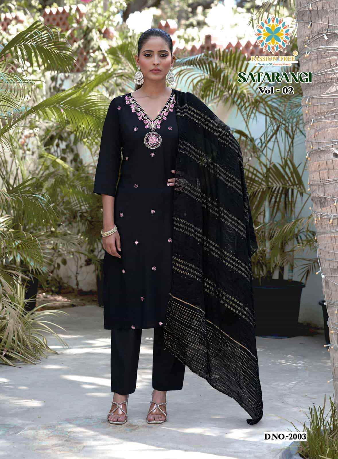 Passion Tree Satarangi Vol 2 Kurti wholesale In Surat ( 9 Pcs Catalogue )