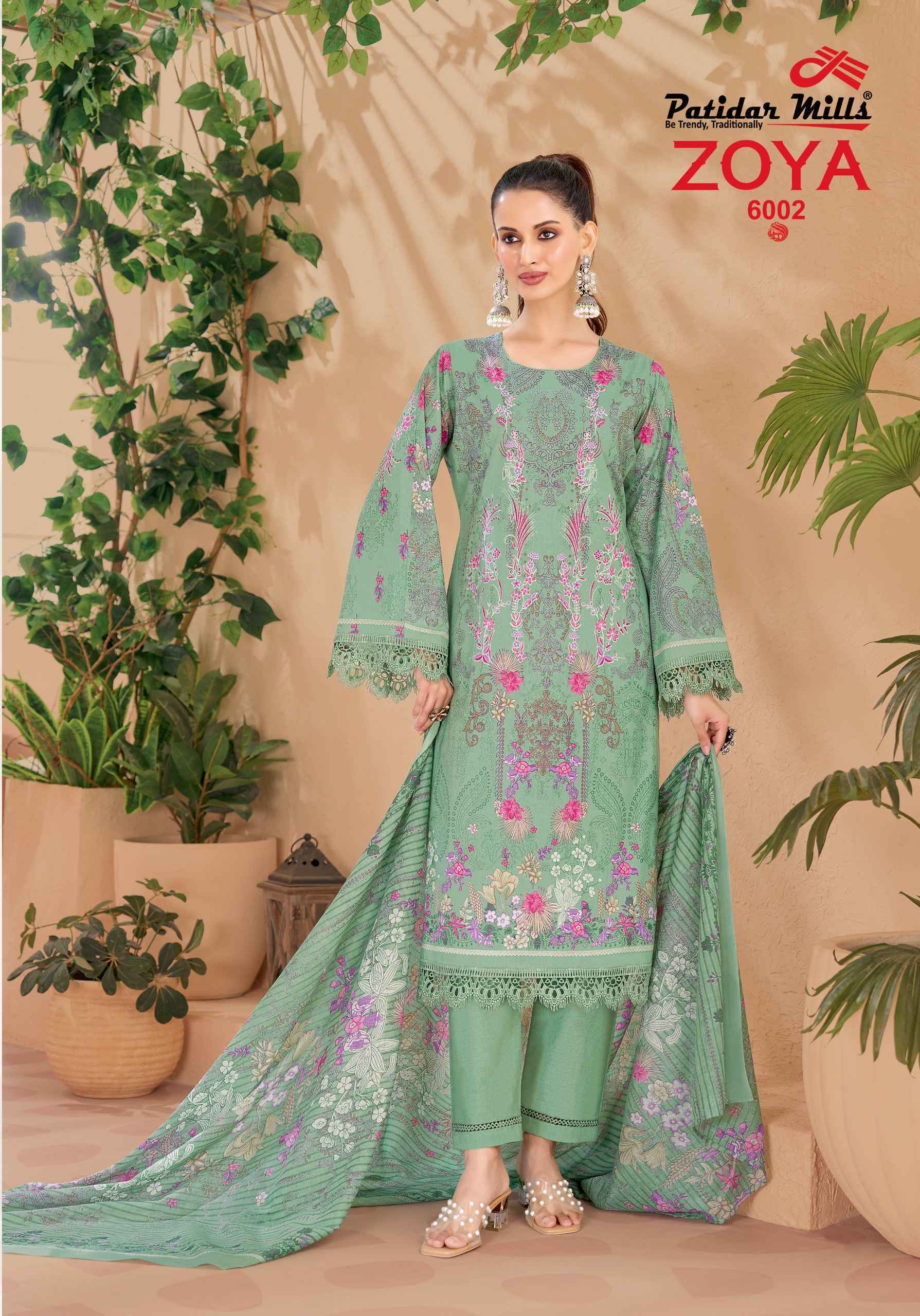 Patidar Mills Zoya Vol 6 Cotton Dress Material Wholesale Bazaar ( 8 pcs Catalogue )