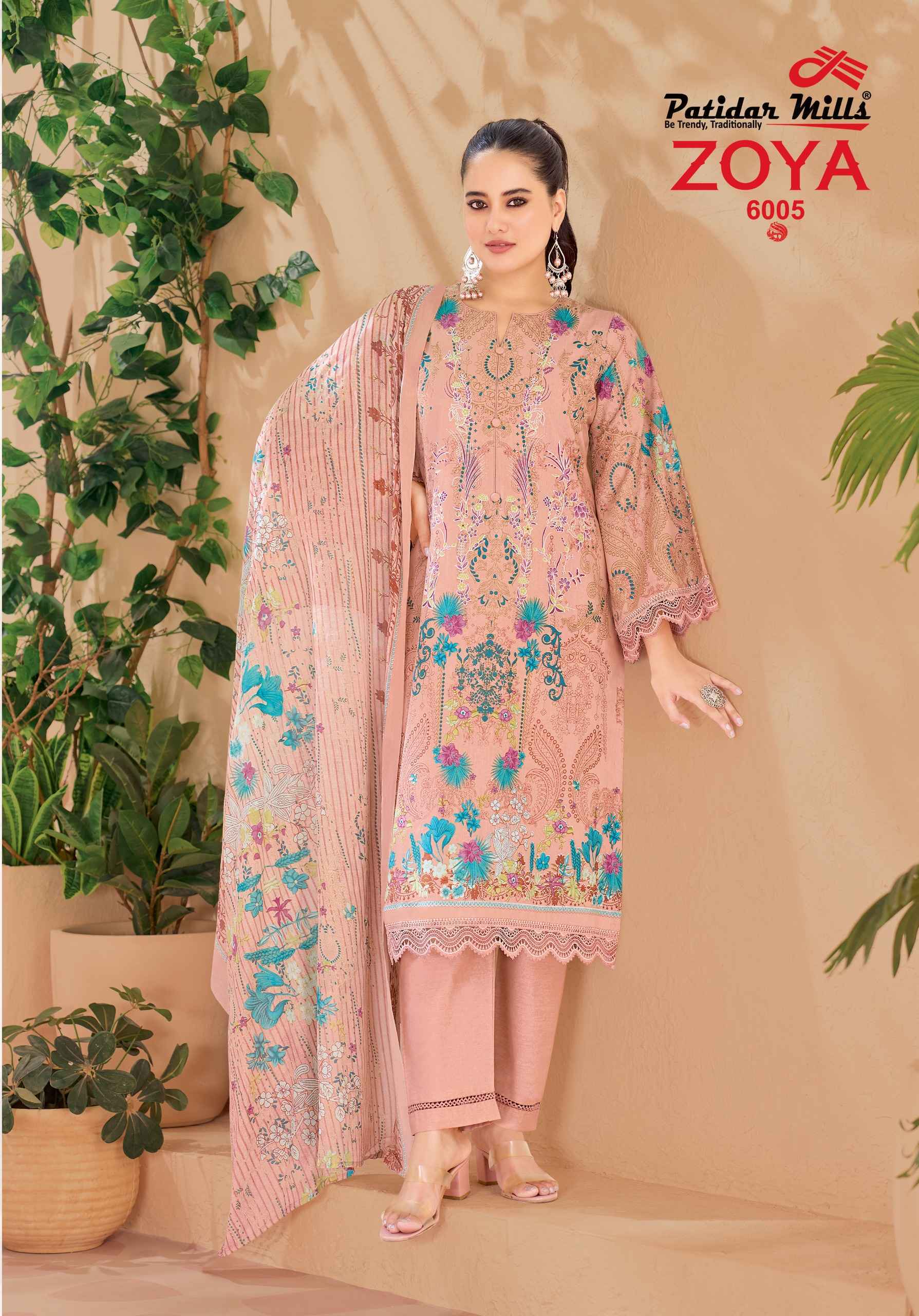 Patidar Mills Zoya Vol 6 Cotton Dress Material Wholesale Bazaar ( 8 pcs Catalogue )