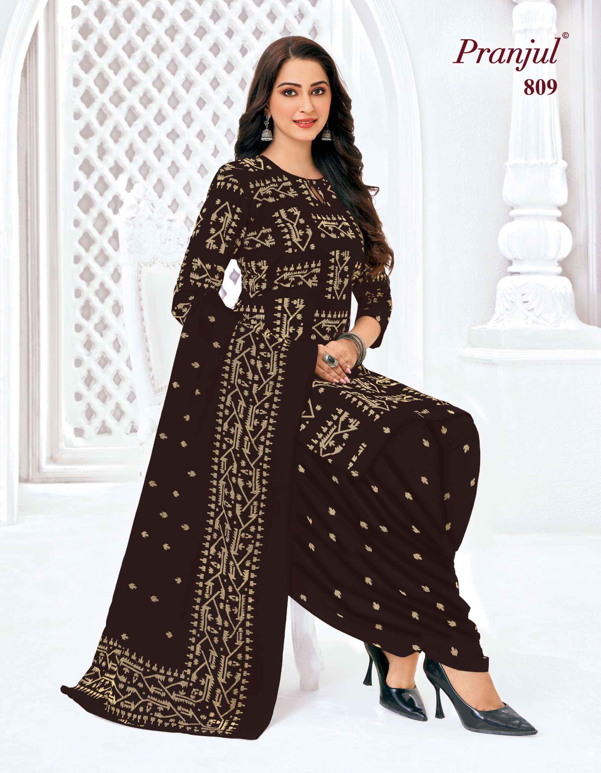 Pranjul Piya Vol 8 Pure Cotton Patiyala Suits Wholesale Price ( 9 Pcs Catalogue )