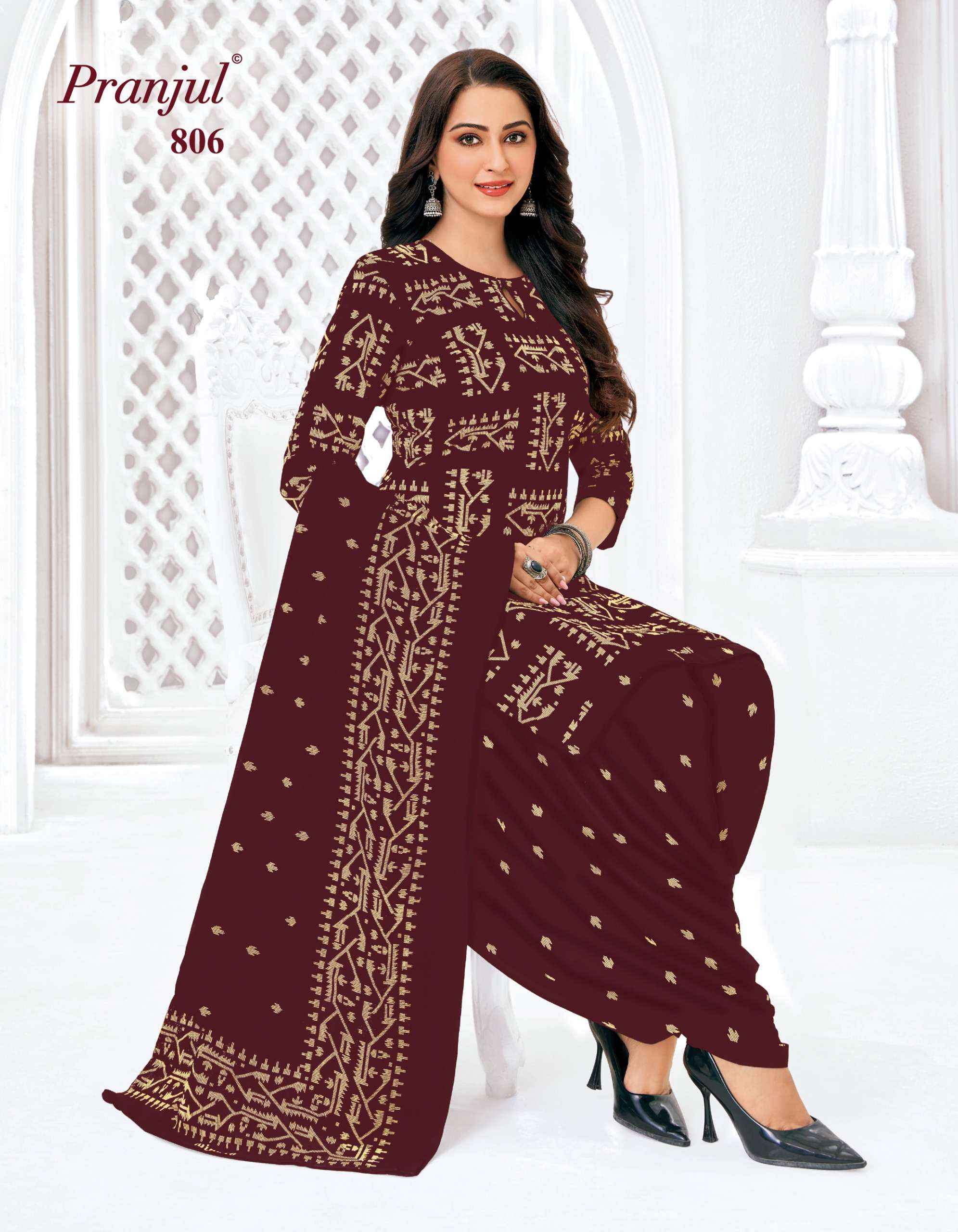 Pranjul Piya Vol 8 Pure Cotton Patiyala Suits Wholesale Price ( 9 Pcs Catalogue )
