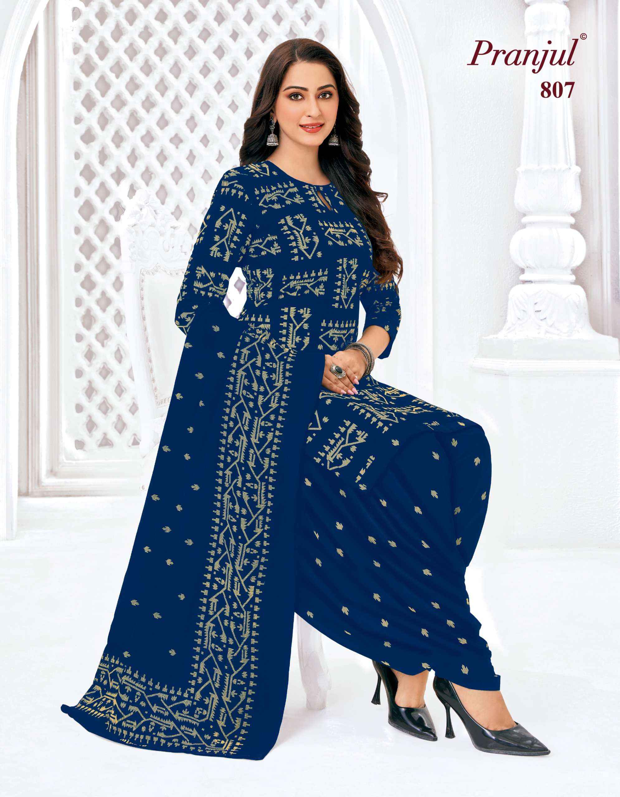 Pranjul Piya Vol 8 Pure Cotton Patiyala Suits Wholesale Price ( 9 Pcs Catalogue )