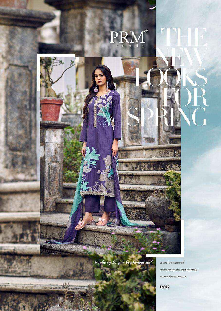 PRM trends Brisca Designer print Cotton Suit  Wholesale price ( 6 Pcs Catalog )