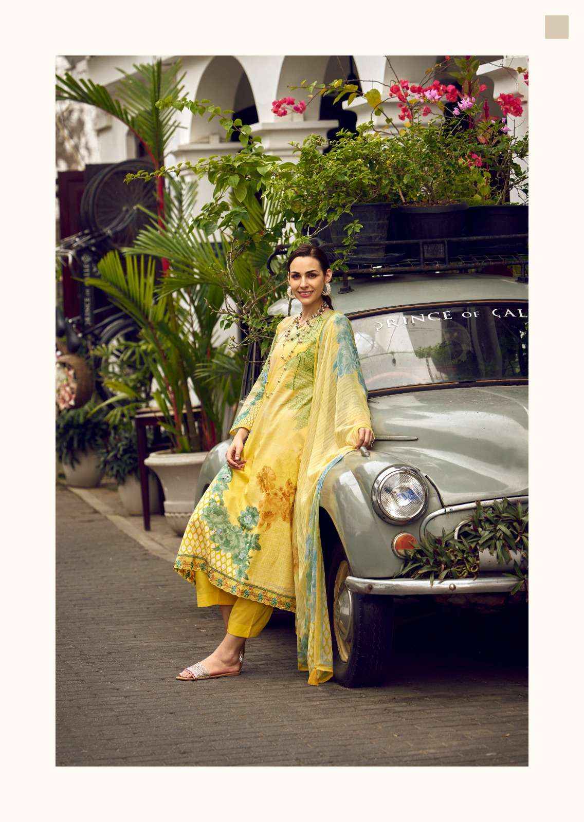 PRM trends Funflora Designer Stylish Cotton Dress Material _ Wholesale Factory Rate ( 6 Pcs Catalog )