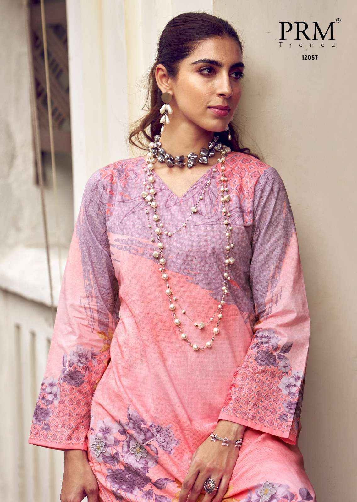 PRM trends Funflora Designer Stylish Cotton Suit Catalog Dealer in Surat
