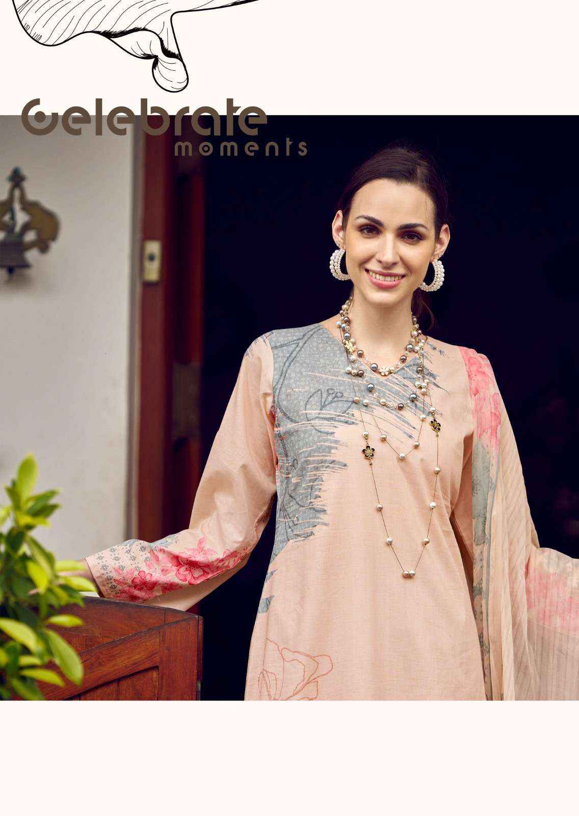 PRM trends Funflora Designer Stylish Cotton Suit Catalog Dealer in Surat