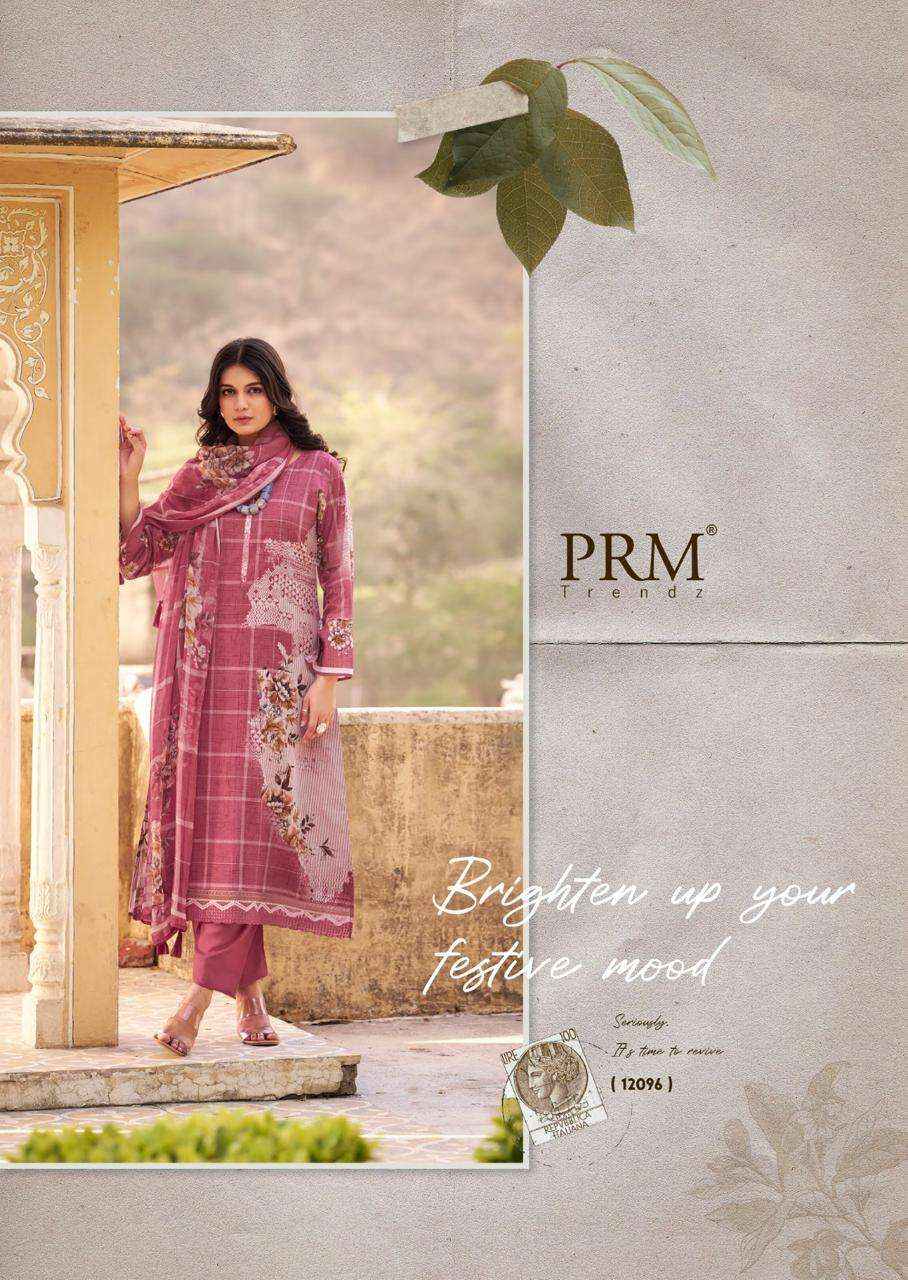 Prm Trendz Kaviar Pure Lawn Cotton Dress Material _ Wholesale Factory Rate ( 6 Pcs Catalog )