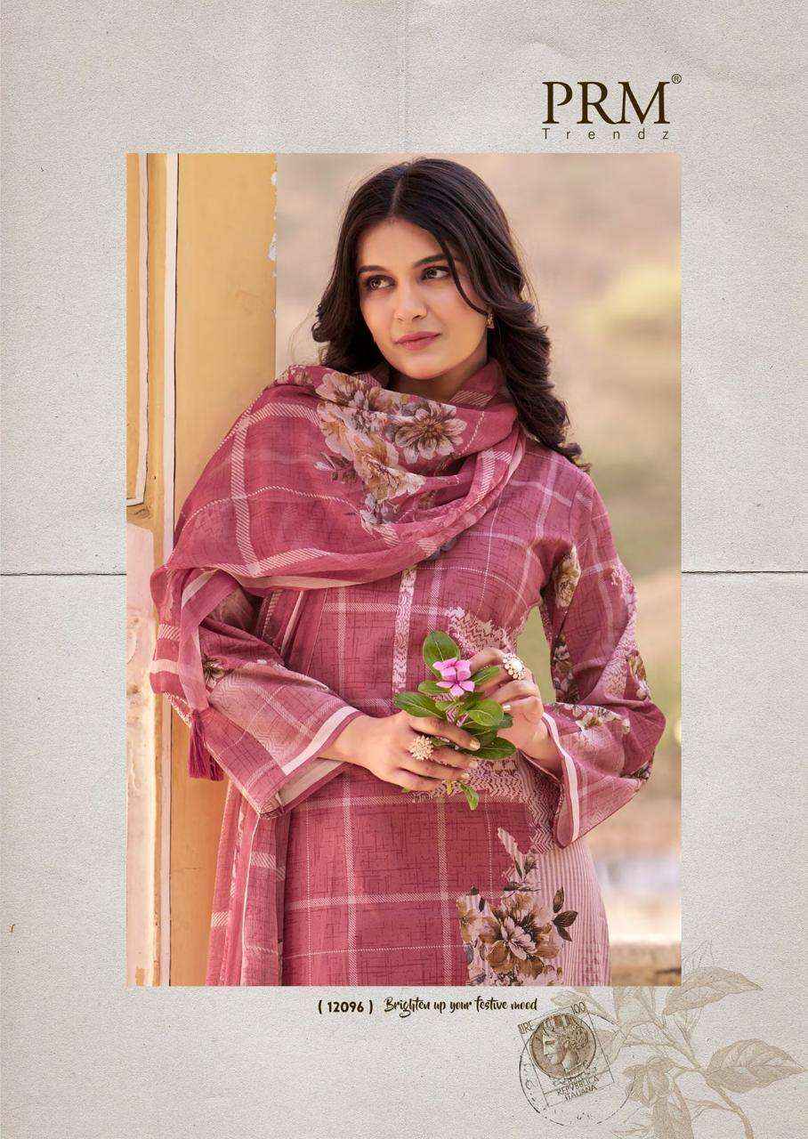 Prm Trendz Kaviar Pure Lawn Cotton Dress Material _ Wholesale Factory Rate ( 6 Pcs Catalog )