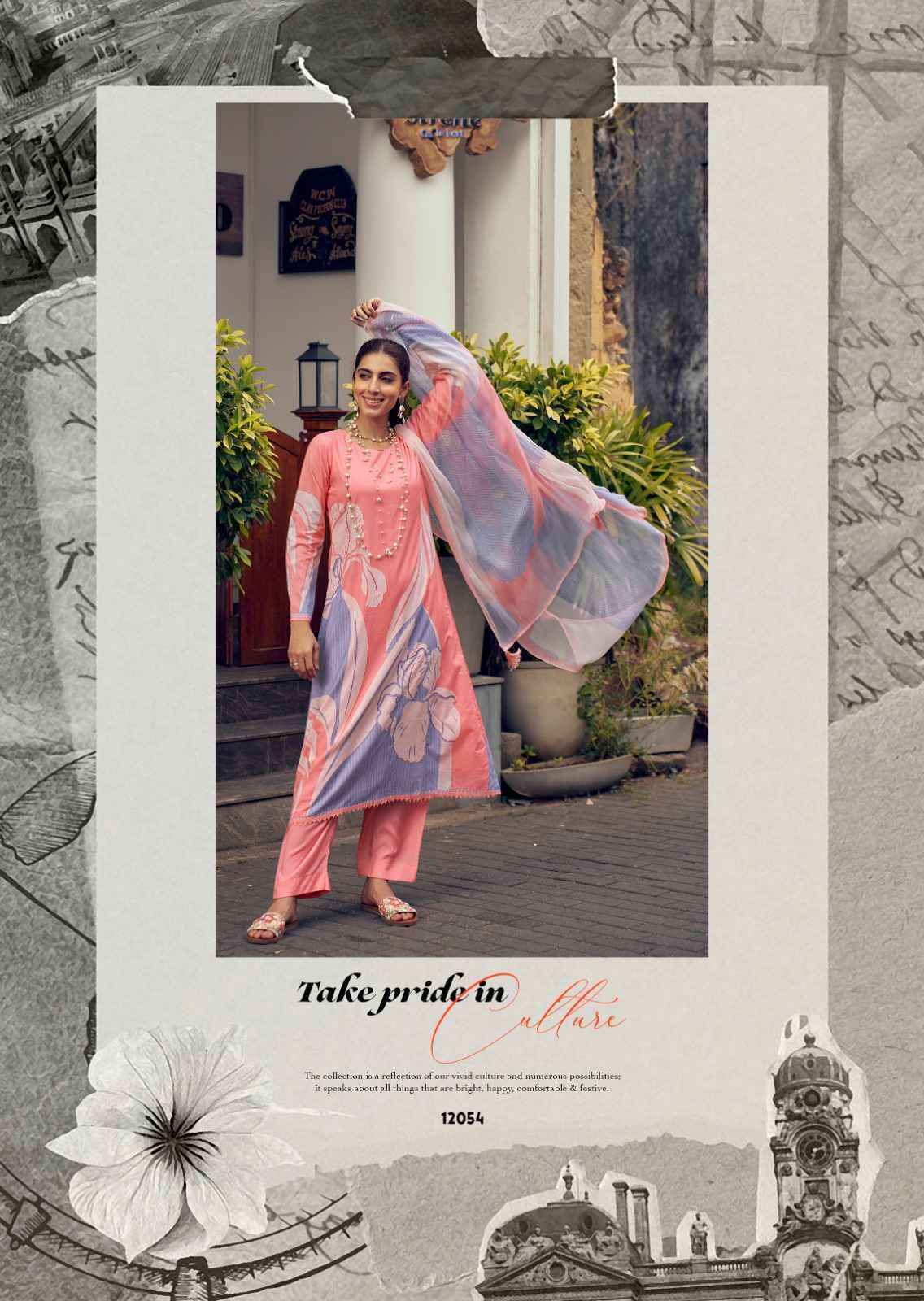 Prm Trendz Safina Stylish Cotton Ladies Dress Material _ Wholesale Factory Rate ( 6 Pcs Catalog )