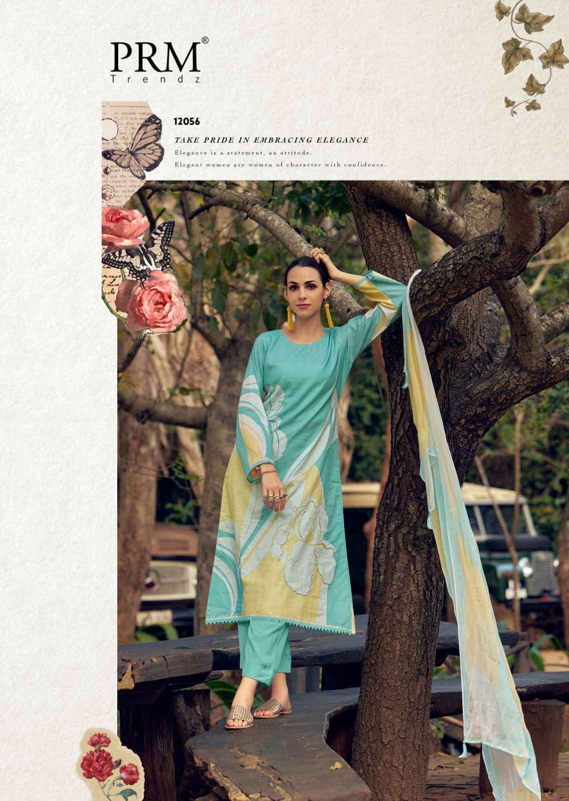 Prm Trendz Safina Stylish Cotton Ladies Dress Material _ Wholesale Factory Rate ( 6 Pcs Catalog )