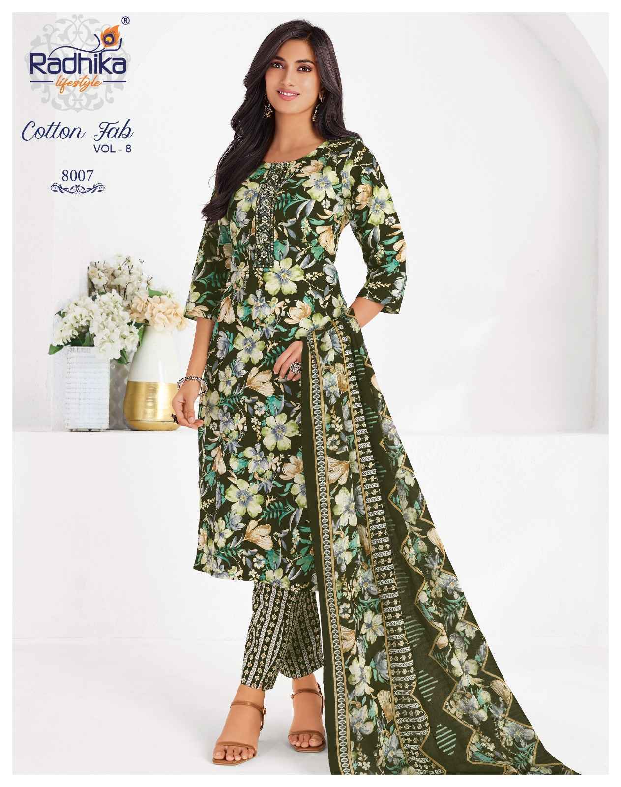 Radhika Lifestyle Cotton Fab Vol 8 Cotton Kurti Combo Wholesale Price ( 11 pcs Catalogue )