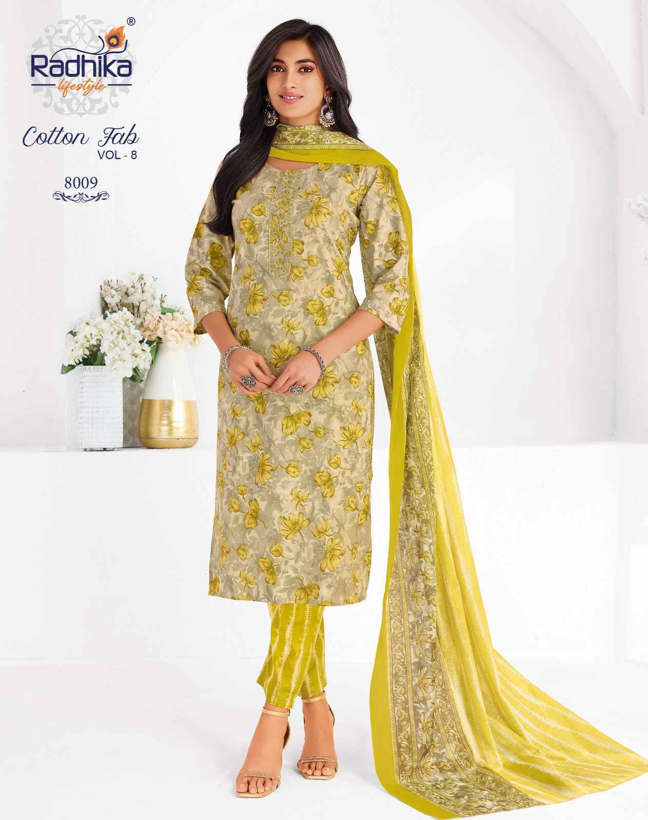 Radhika Lifestyle Cotton Fab Vol 8 Cotton Kurti Combo Wholesale Price ( 11 pcs Catalogue )